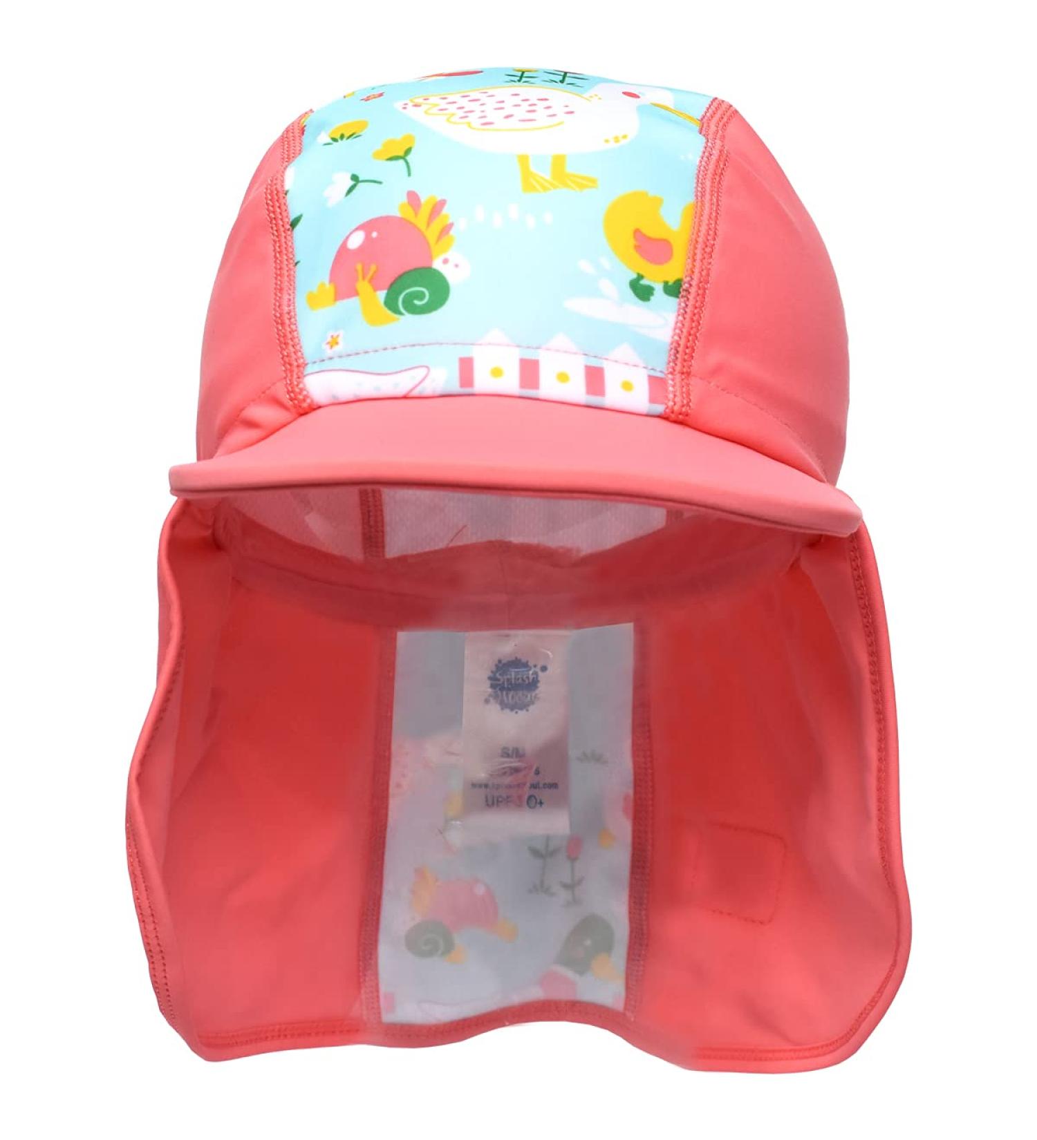 Splash About Baby Kids Legionnaire Sun Hat - S Size, Little Ducks Print - Buy Online on GoSupps.com