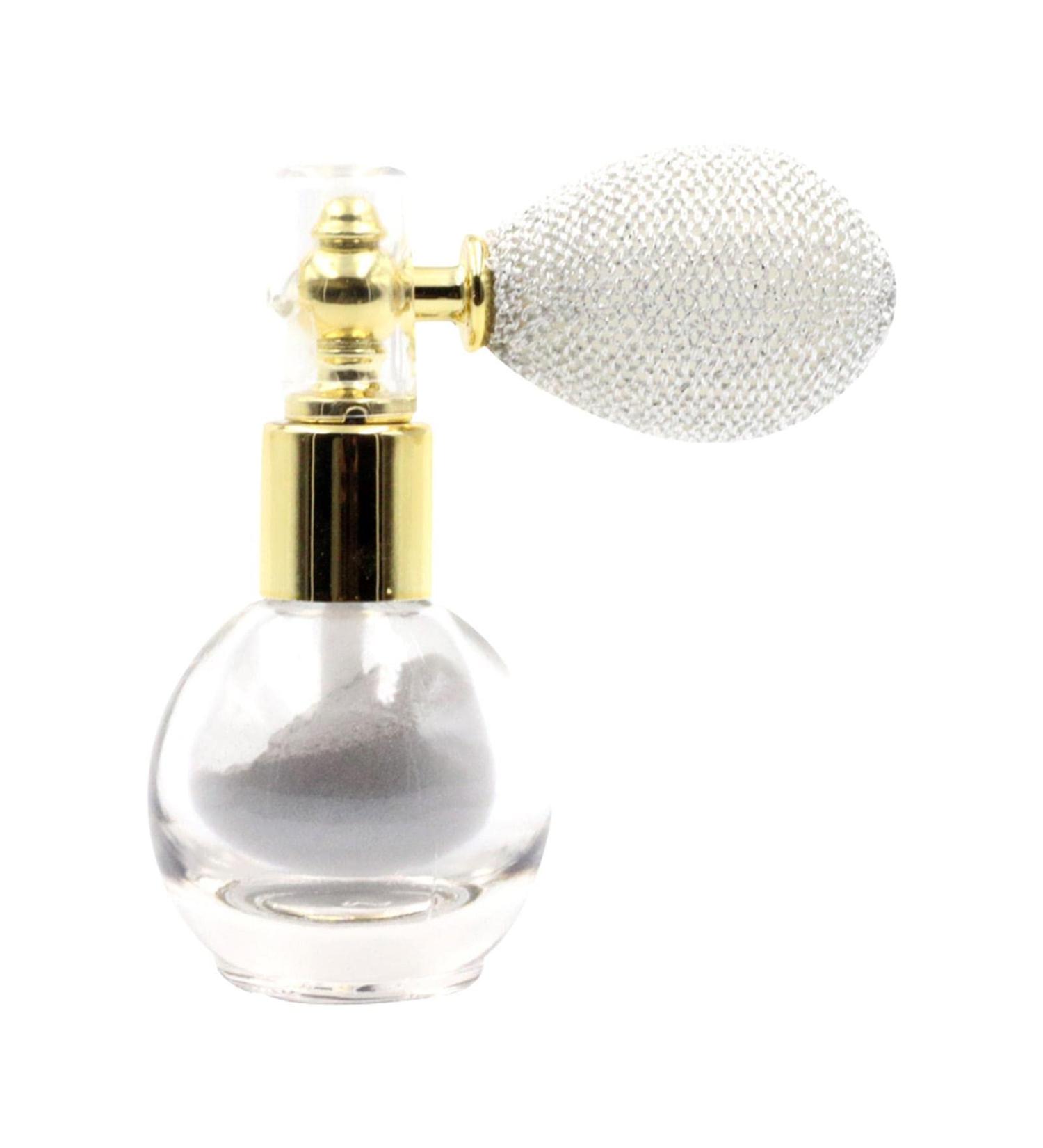 Set of 4 Glitter Spray Powder Fragrance Portable Highlighting Spray Gloss Powder Spray Shimmering Spray Powder Glitter Eyeshadow Pressed Powder for Face Body Cosmetic Supplies Silver - Buy Online on GoSupps.com