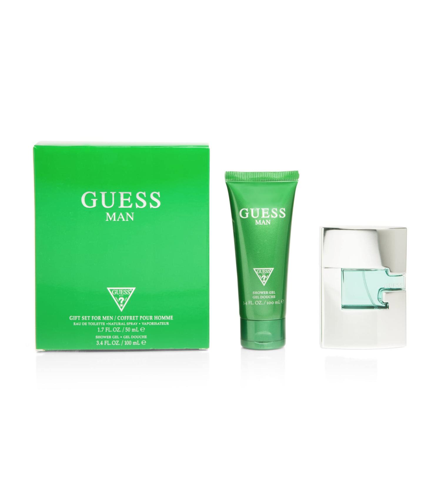 GUESS Man Eau de Toilette 2 Piece Travel Set - Cologne Spray 1.7 Fl. Oz. & Shower Gel 3.4 Fl. Oz. 5.1 Fl Oz (Pack of 1) - Buy Online on GoSupps.com