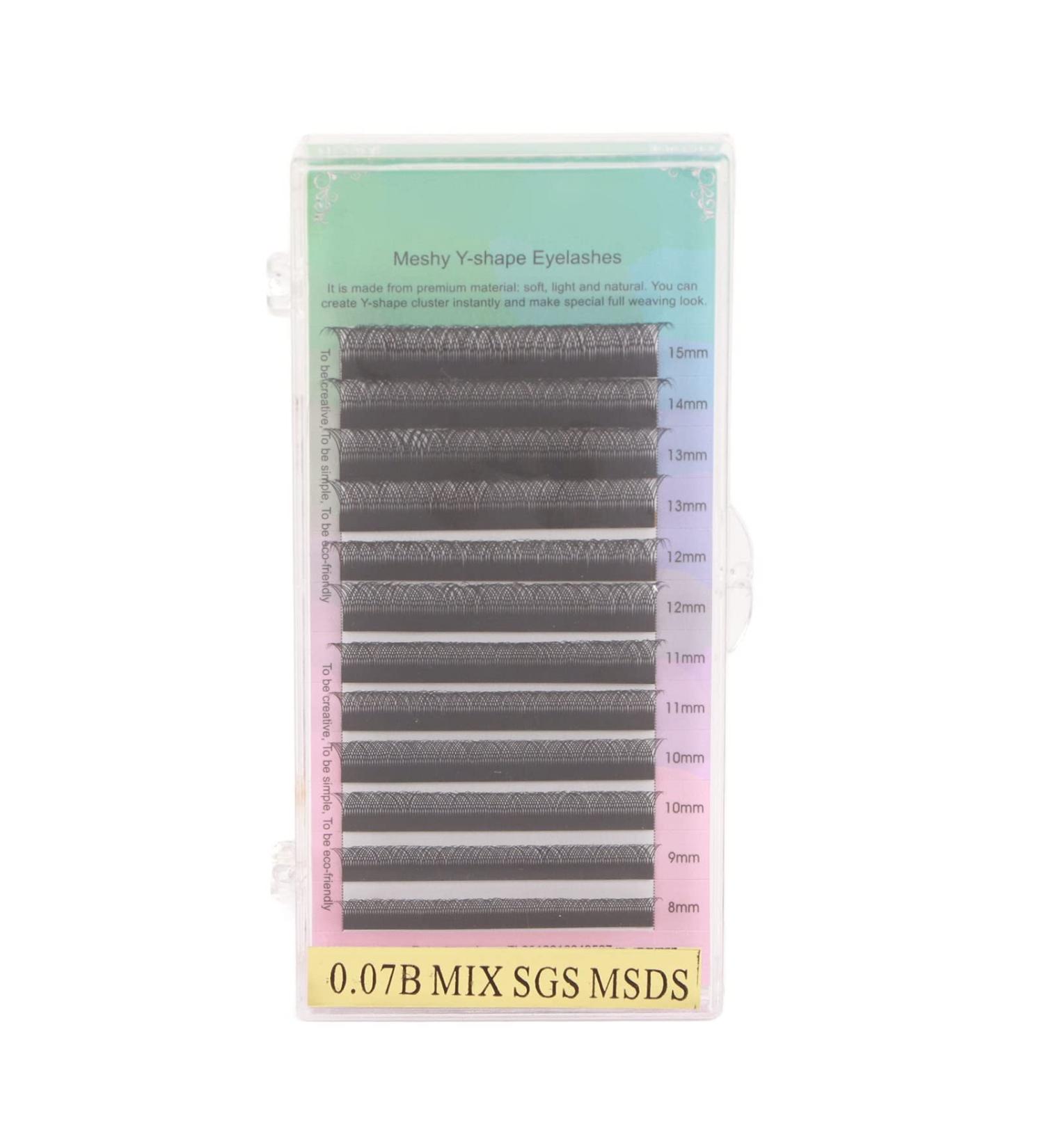 0.07B Thickness Volume Extension Auto Fan Eyelashes Longer Lasting Curl Lightweight Lash Clusters (8 15mm Mix) - Buy Online on GoSupps.com