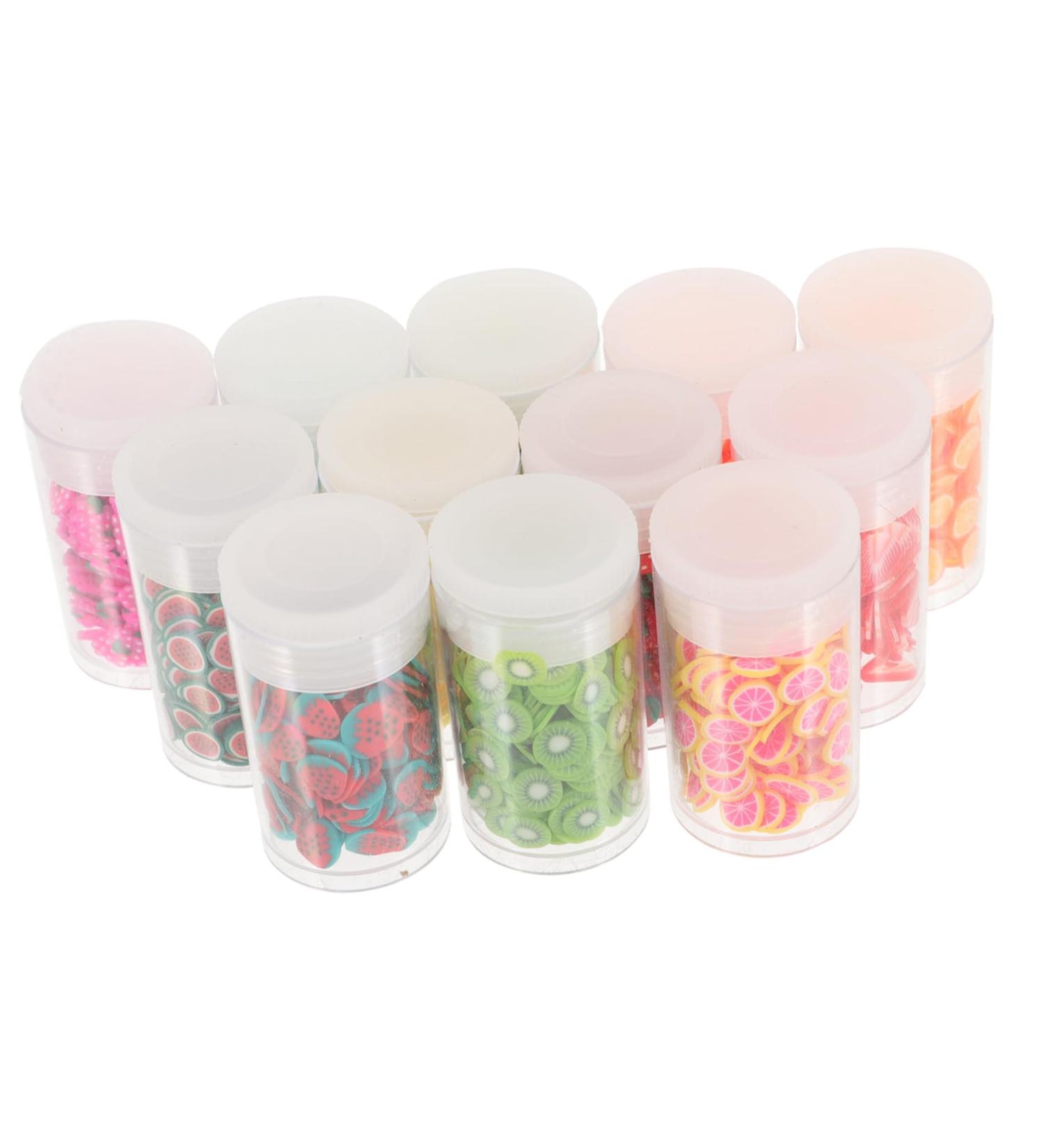 Beatifufu 12 Boxes Nail Art Accessories Fruit Slices Nail Art Decorations Nail Art Slices Lip Gloss Charms Polymer Clay Slices Nail Decorations - Buy Online on GoSupps.com