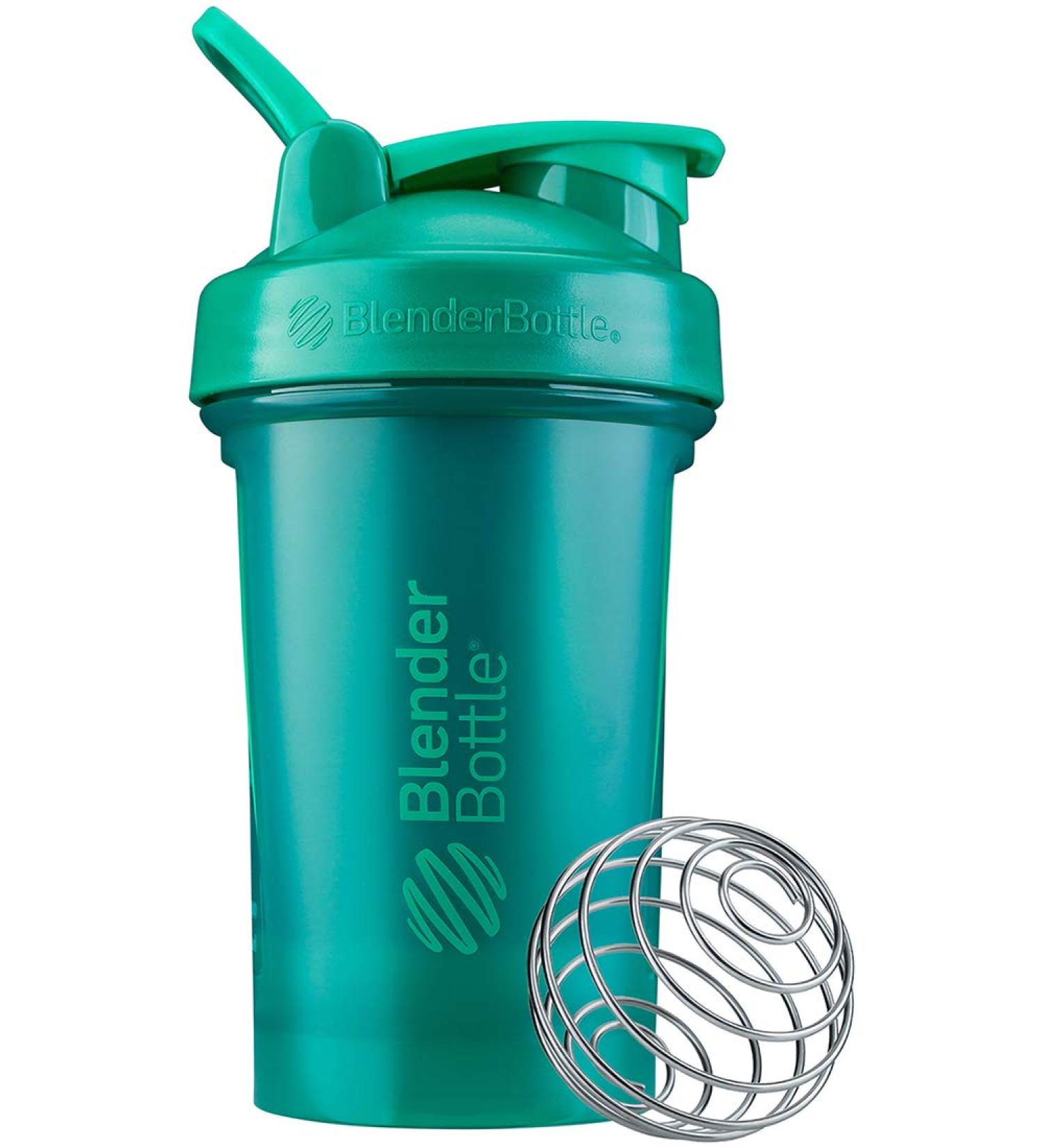Blender Bottle Classic 20 oz Emerald Green - Leak-Proof Shaker for Smoothies & Protein - Buy Online on GoSupps.com