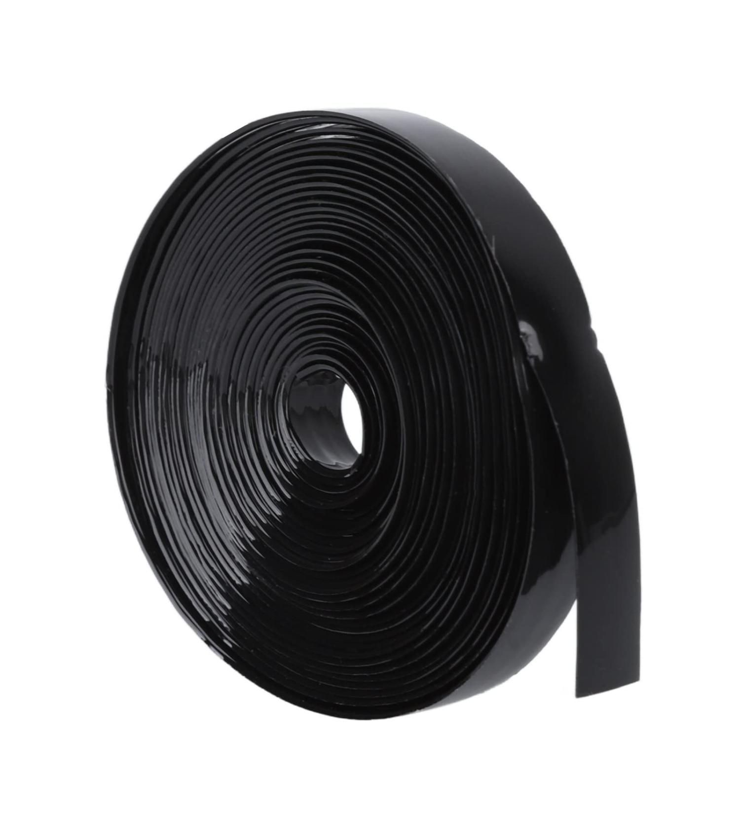 Black Hair Extension Tape Roll 9mm Wide Strong Adhesion Long Lasting Keratin Glue Strip for Professional Hair Salons with Safe Nanometer Material - Buy Online on GoSupps.com