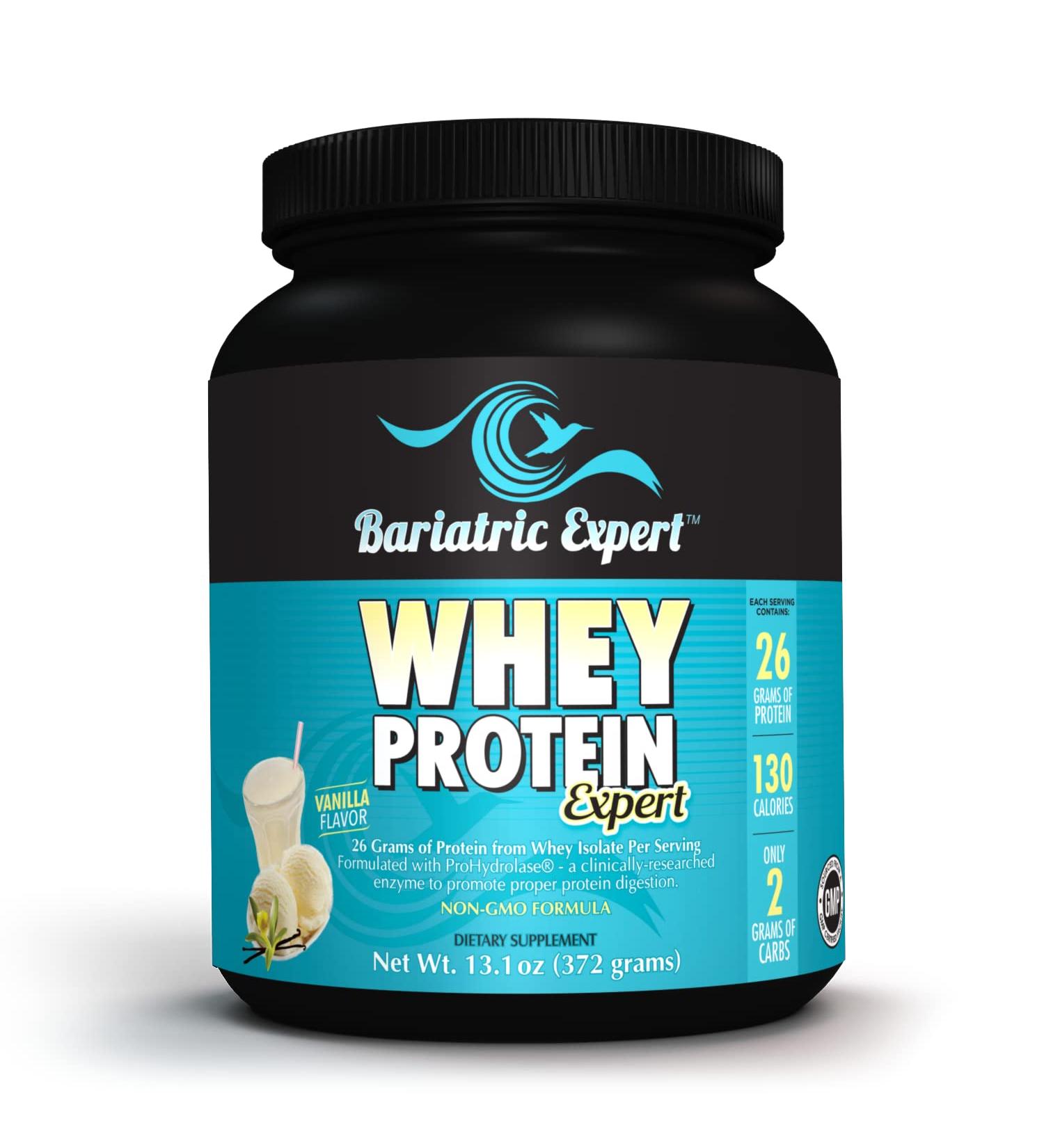 Bariatric Expert Vanilla Whey 26 Isolate Protein Powder - Advanced Digestion with Prohydrolase | International Shipping Available - Buy Online on GoSupps.com