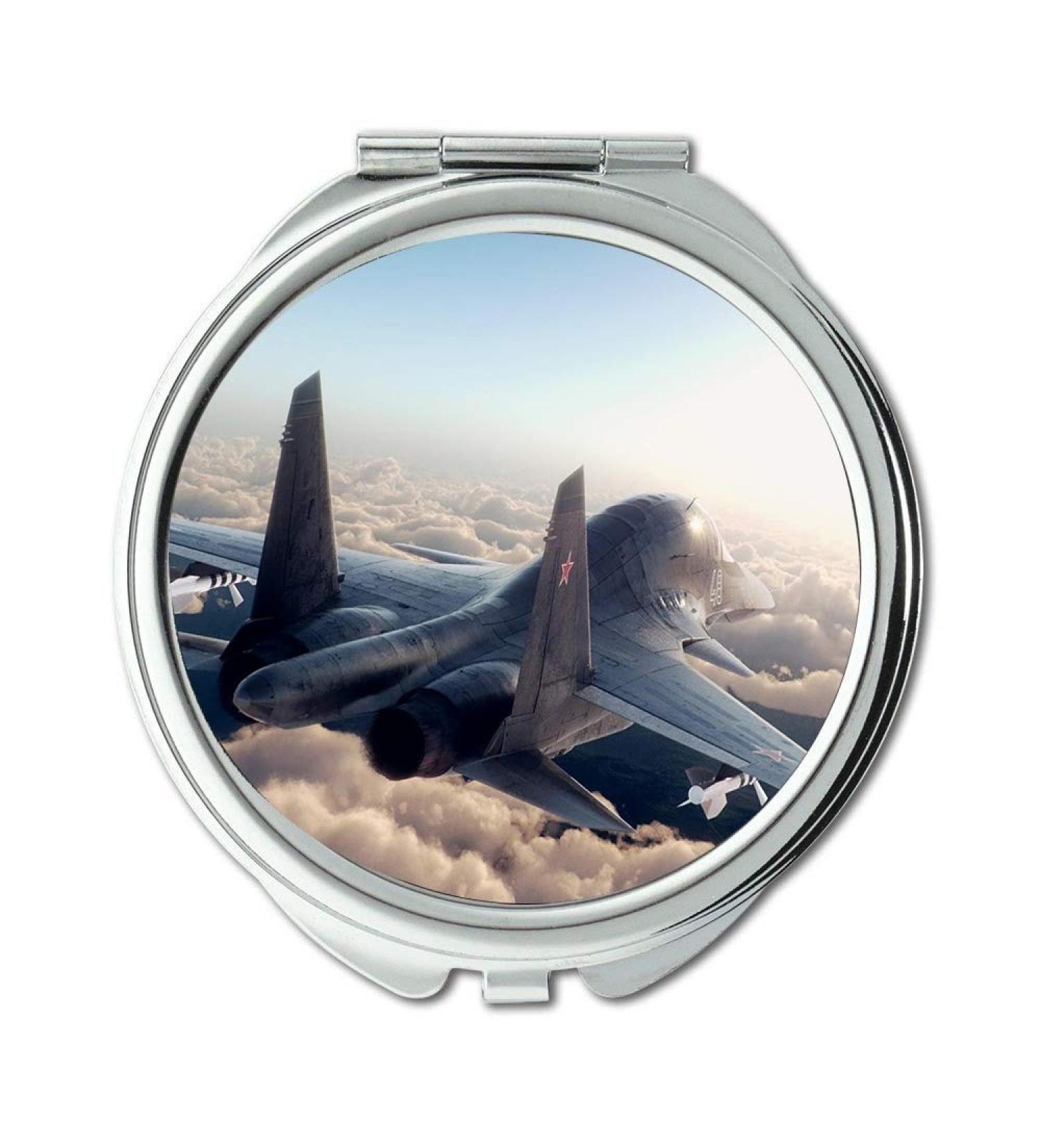YENDOSTEEN fighter plane Mirror Travel Mirror fighter aircraft pocket mirror portable mirror - Buy Online on GoSupps.com