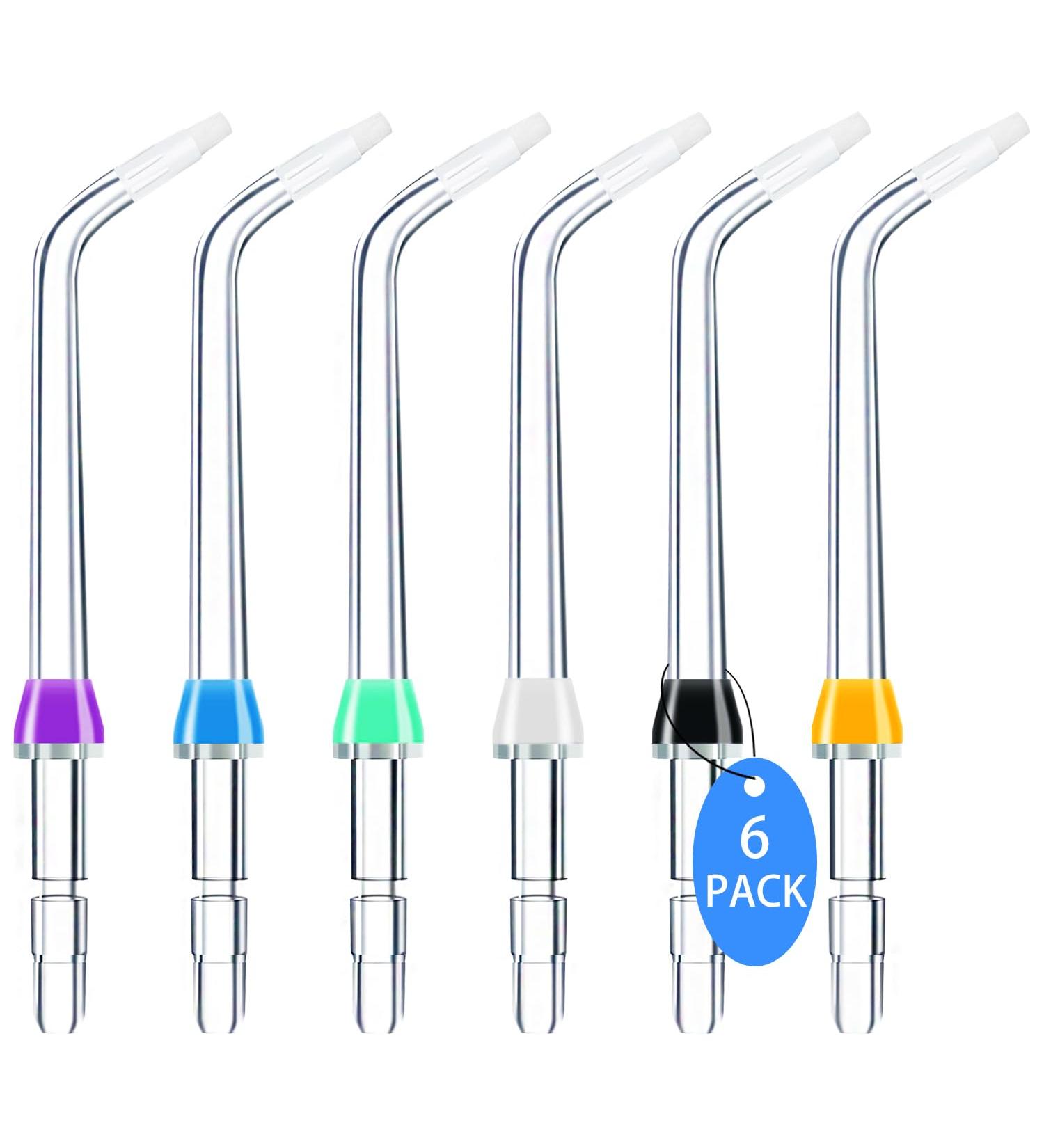 6-Pack Replacement Orthodontic Tips for Waterpik & Other Oral Flossers - Compatible Water Flossing Solutions - Buy Online on GoSupps.com