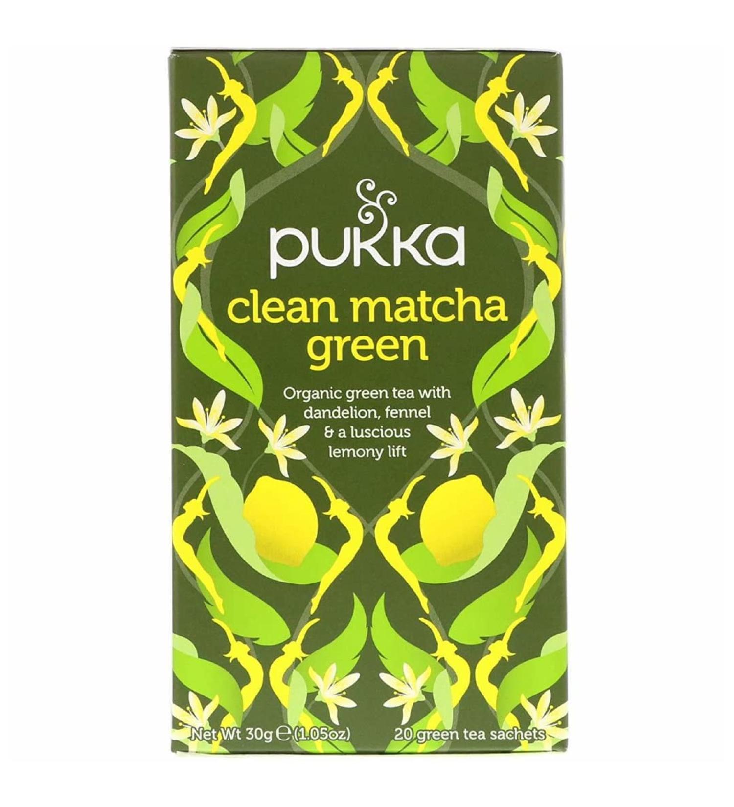Pukka Clean Matcha Green 20 Bags x 5 Pack