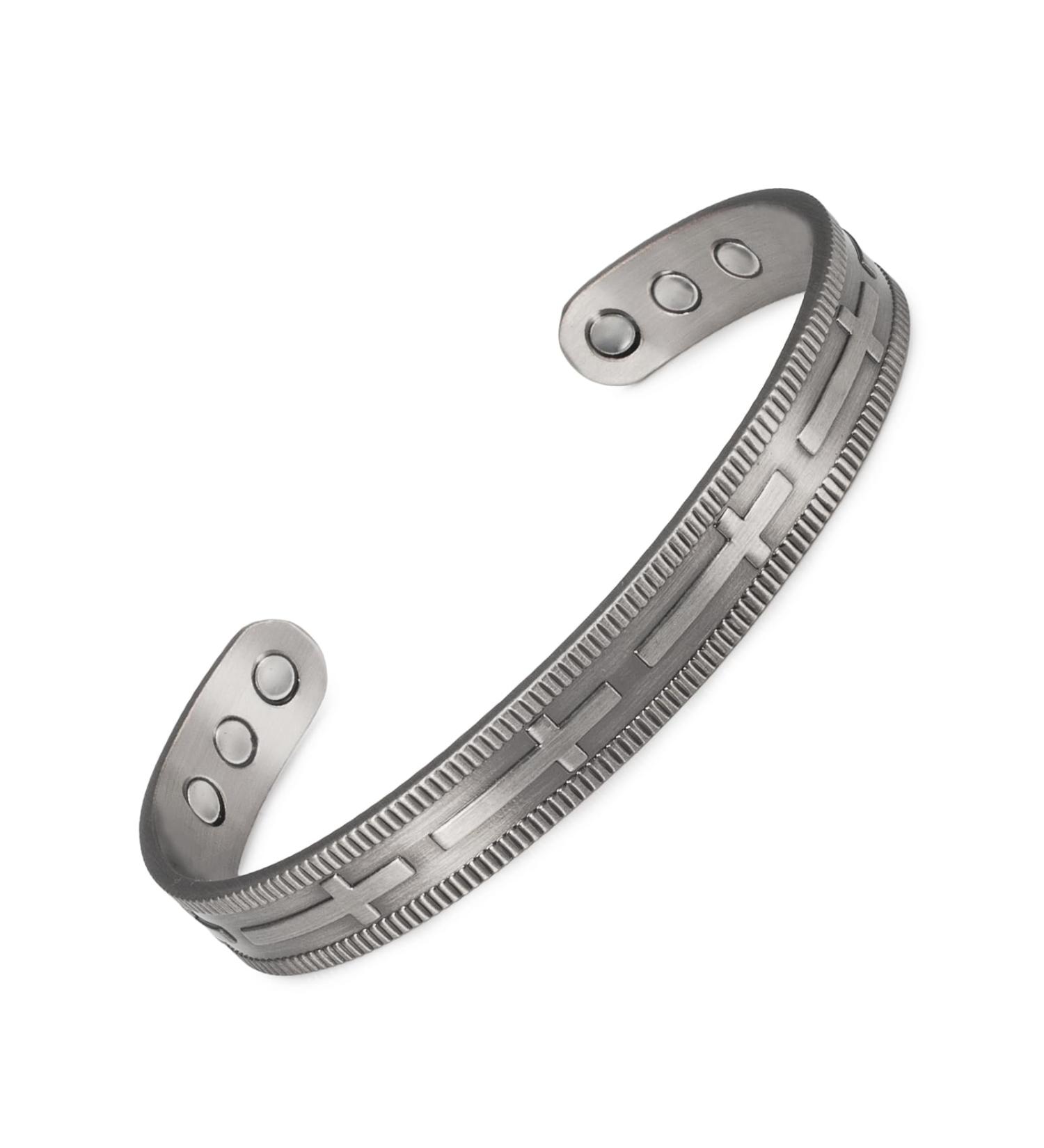 EnerCoppeX Copper Magnetic Bracelet for Women - Detox Jewelry with 3500 Gauss Magnet (CPB-0289S) - Buy Online on GoSupps.com
