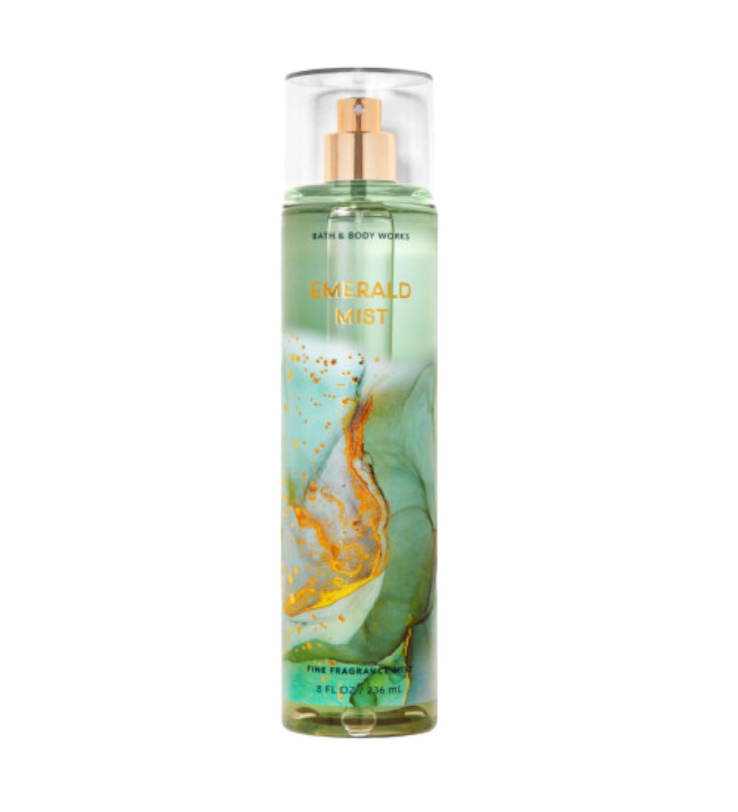Bath & Body Works Fine Fragrance Body Spray Mist 8 oz (Emerald Mist) Emerald Mist 8 Fl Oz (Pack of 1)