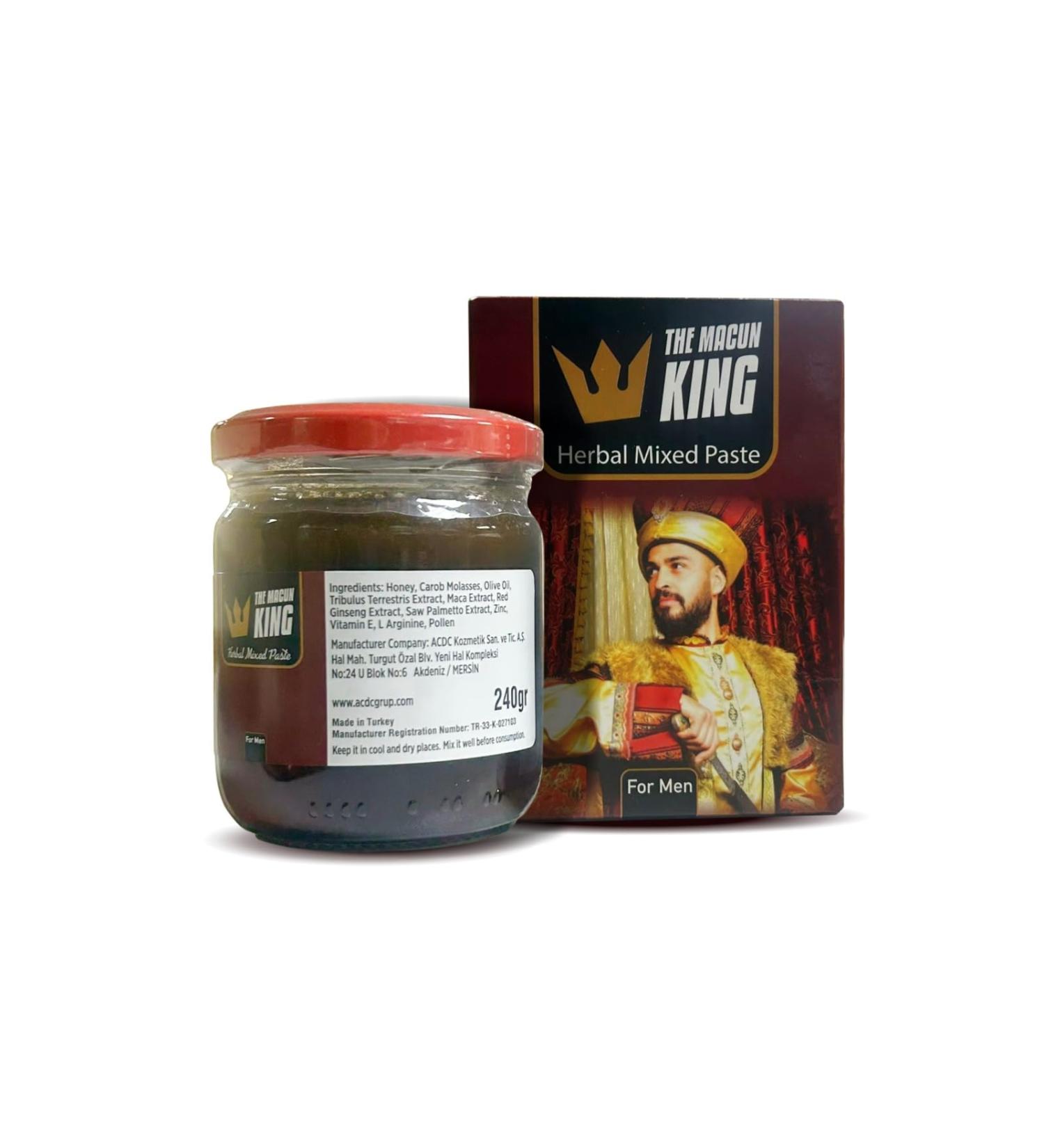 Herbal Mixed Paste Turkish Honey Macunu King Paste - Fast Performance 480G | Buy Now for International Shipping - Buy Online on GoSupps.com
