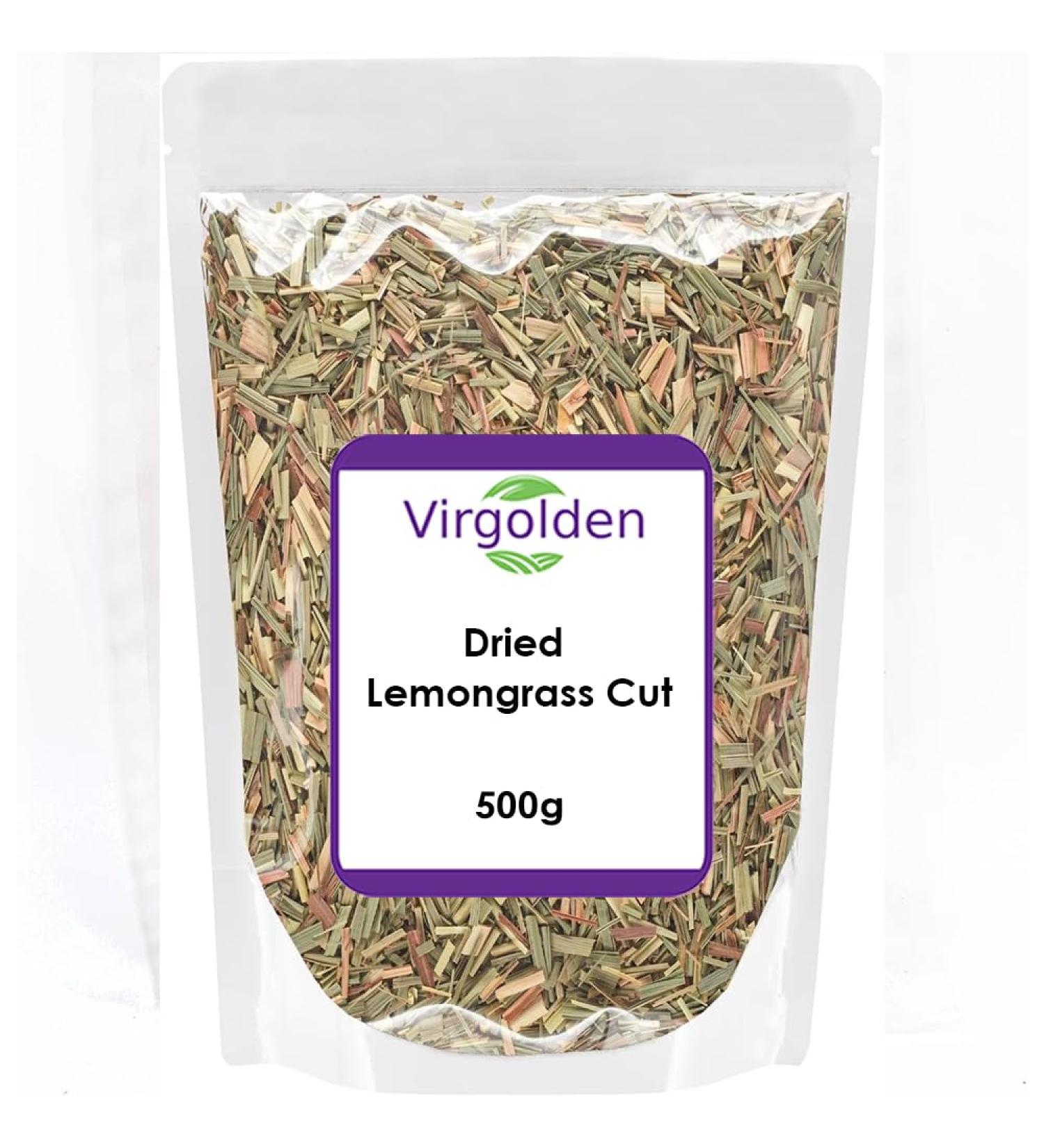Dried Lemongrass Cut 500g by Virgolden