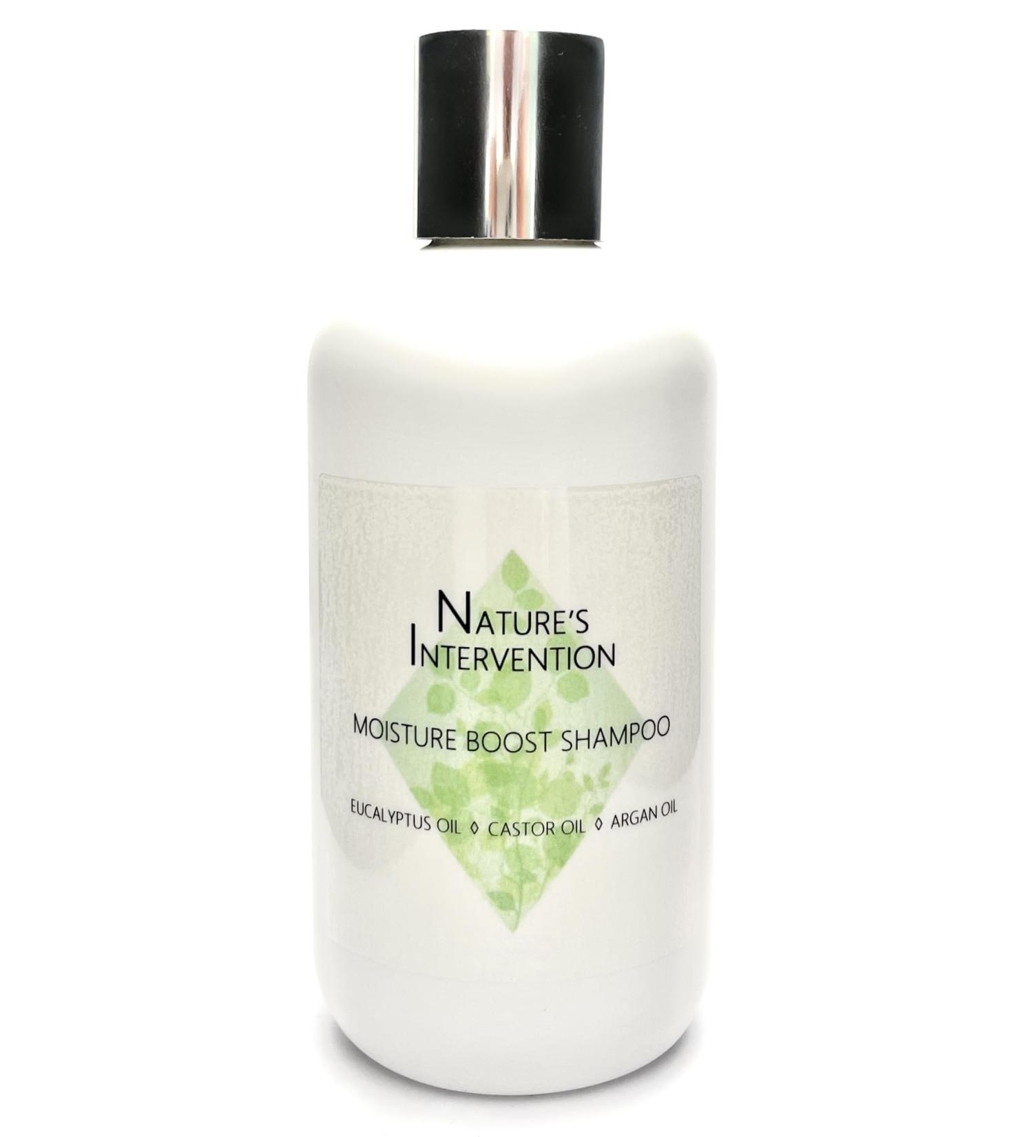 99% Natural - NOURISHING SHAMPOO - with CASTOR OIL ARGAN & EUCALYPTUS - 250 ml by NATURE'S INTERVENTION - Sulfate Free Paraben Free. Concentrated. pH Balanced Gentle Suitable for Sensitive Skin. - Buy Online on GoSupps.com