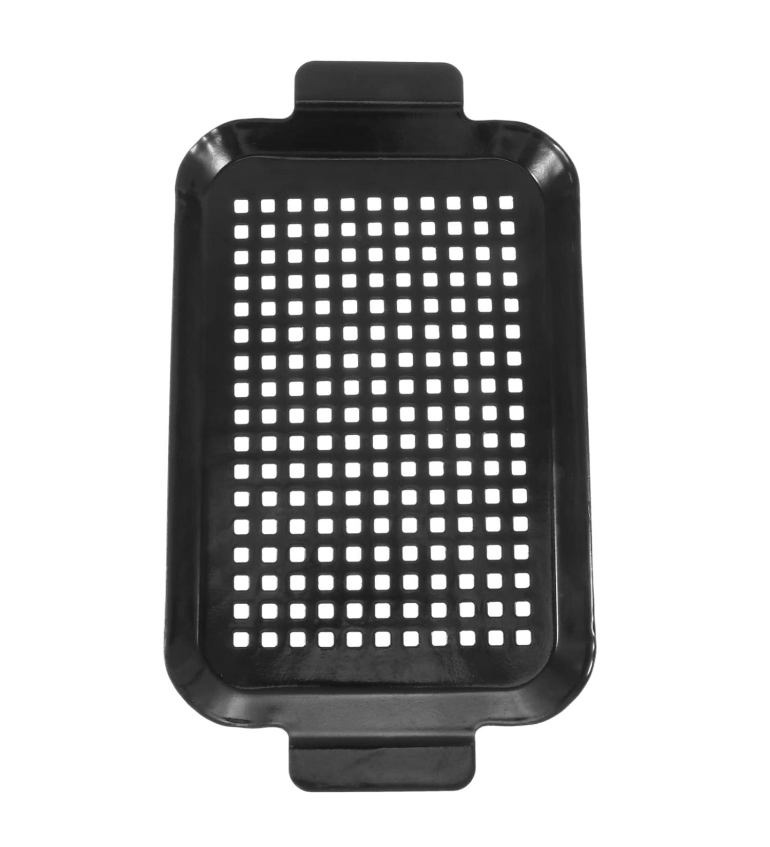 Yalych Enamel Grill Pan Nonstick Grill Pan BBQ Grill Plate Trays Skillet Griddle Pan for Indoor Outdoor Camping Stove for Vegetables Fish Meat Frying pan Black - Buy Online on GoSupps.com