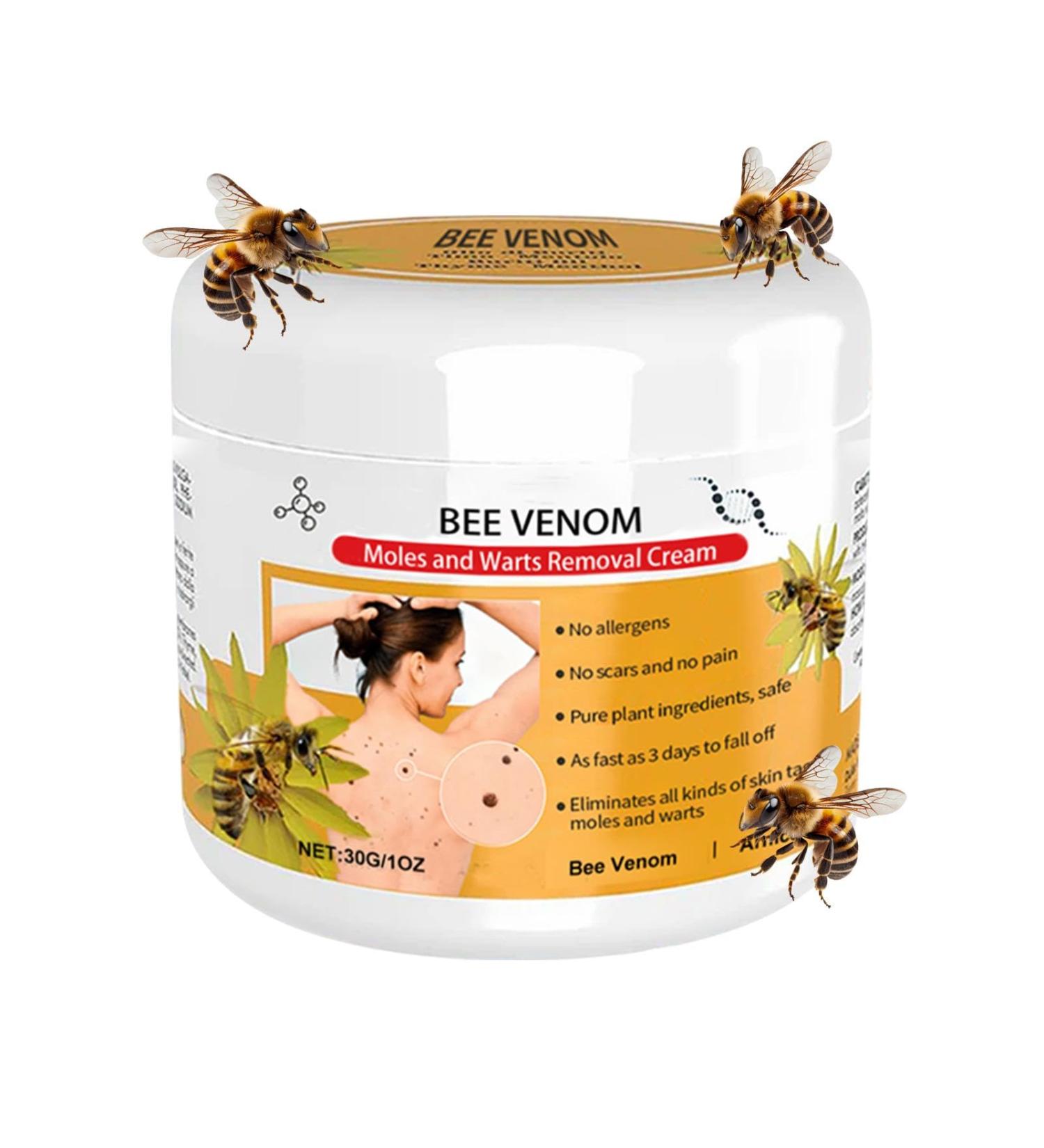 Bee Venoms Repair Cream | Spots Removal Cream | Bee Venoms Skin Tag Remover Bee Venoms Wart And Tag Remover Mild Anti-Age Hydrating Moisturizing Cream Hydrating Moisturizing Cream - Buy Online on GoSupps.com