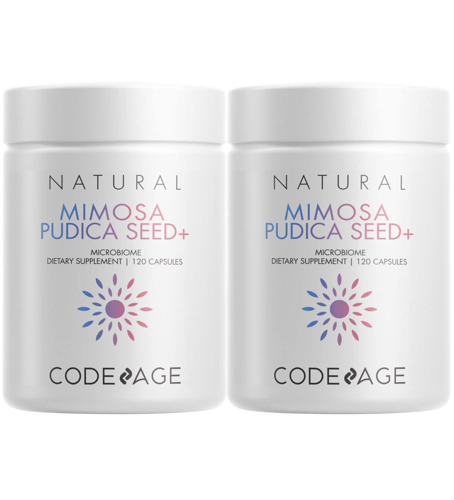 Codeage Organic Mimosa Pudica Seed Capsules - All-in-One Sensitive Plant Supplement (2 Pack) - Buy Online on GoSupps.com