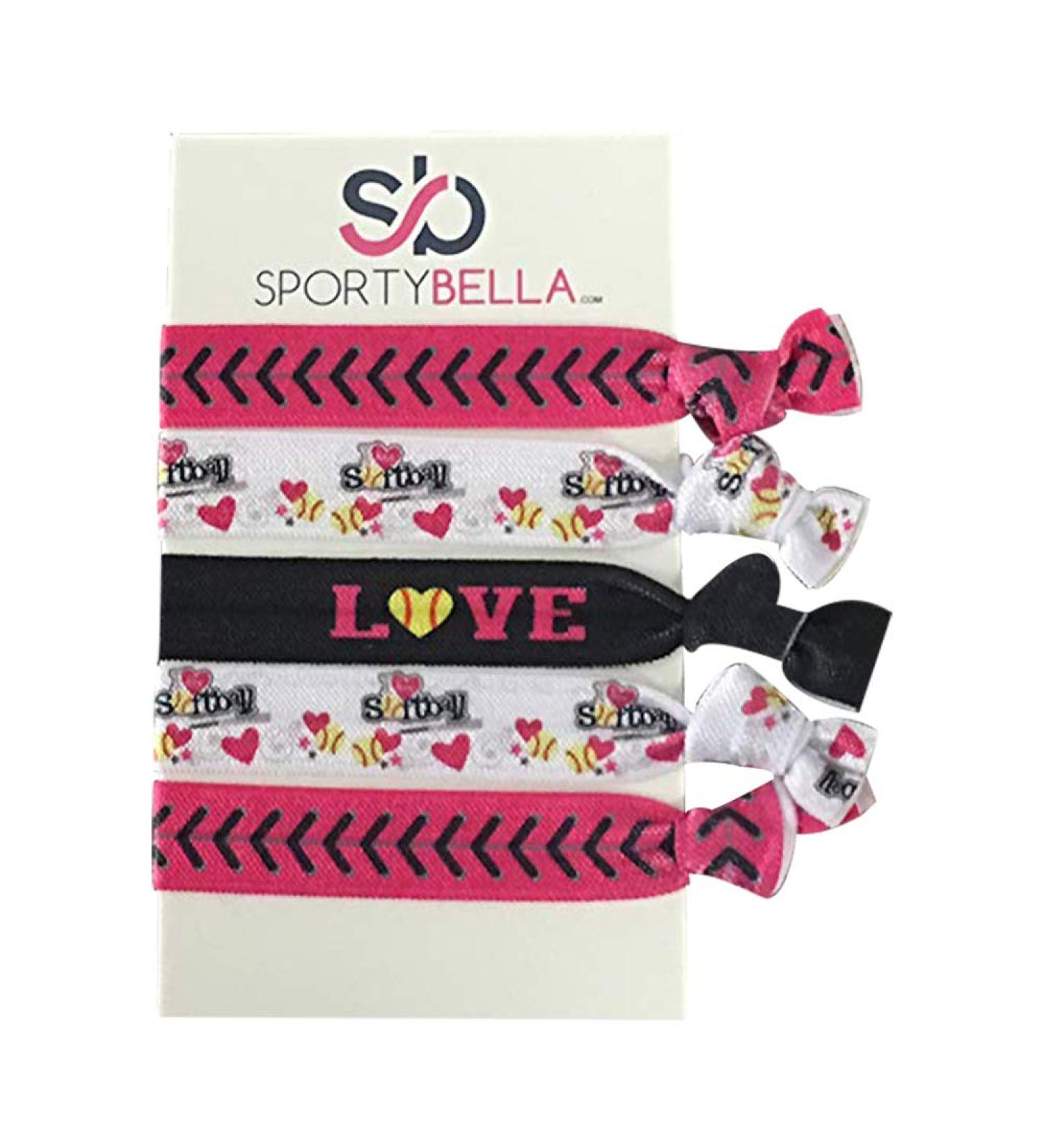 Infinity Collection Softball Hair Accessories | Girls Softball Hair Ties - Buy Online on GoSupps.com