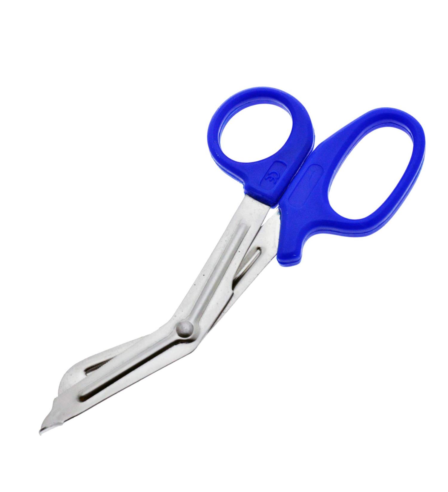YNR Paramedic Vet EMT EMS Trauma Shears Nurses Utility Bandage Fire Rescue First Aid Medical Scissors CE (5.5" Blue) 5.5" Blue