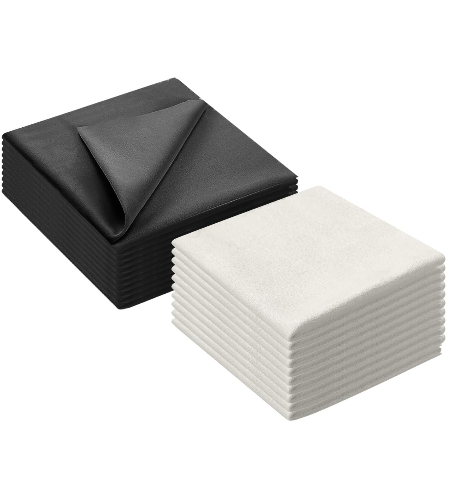 20-Pack Microfiber Glasses Cleaning Towels | 15x18cm Soft Cloths for Crystal Clear Vision | Ideal for All Eyewear - Buy Online on GoSupps.com