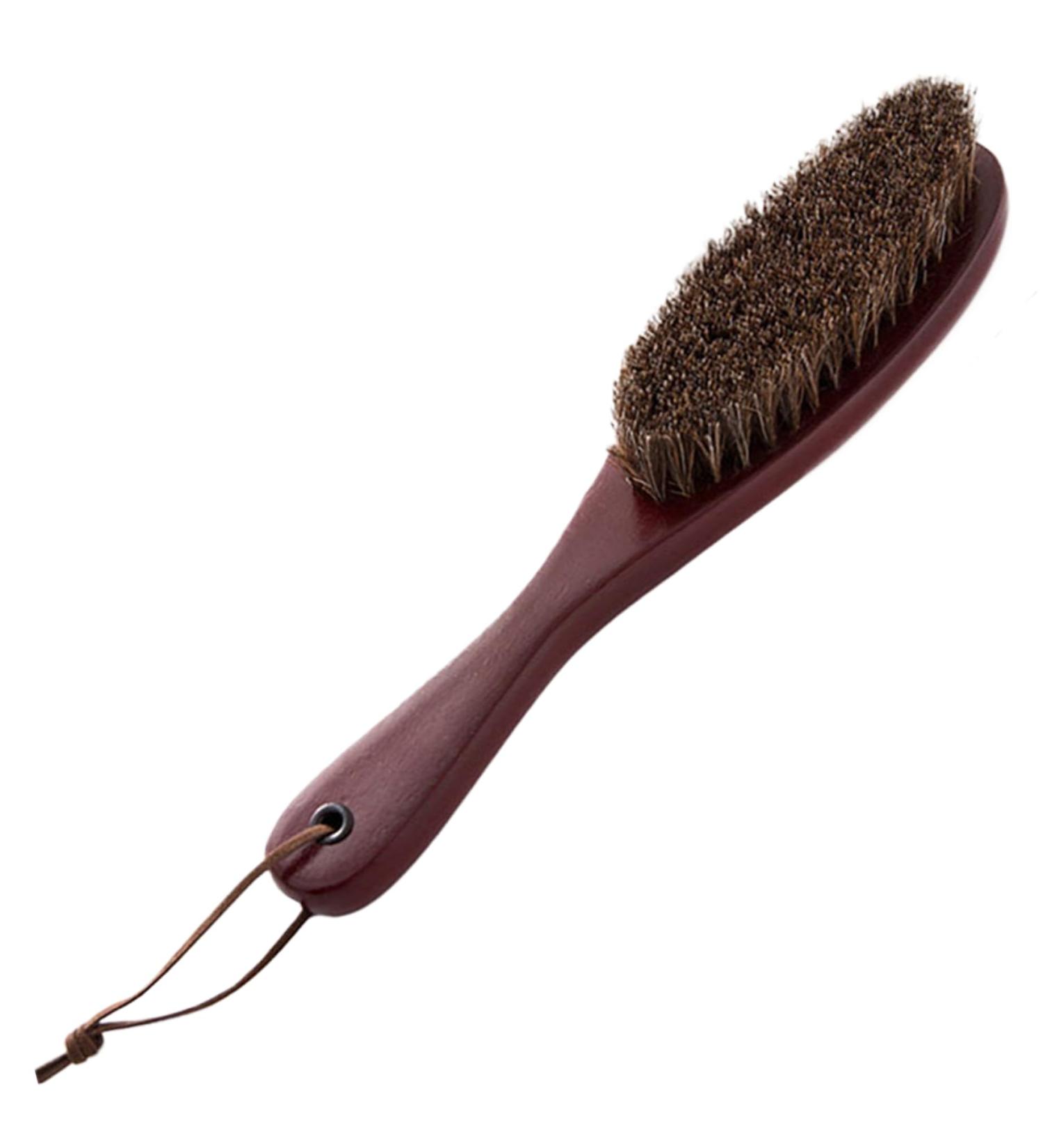Clothes Brush Lint Remover - Premium Lint Brushes with Wood Handle for Clothing Furniture & Hat Cleaning - Easy Hanging Design for Effective Polishing & Waxing - Buy Online on GoSupps.com