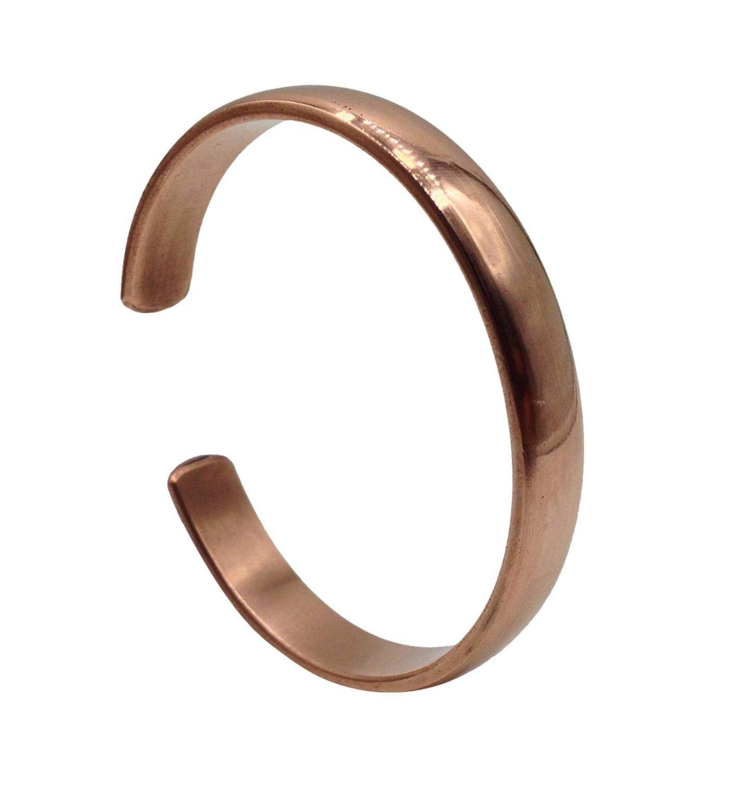 Hand Forged 100% Copper Bracelet - Joint Pain Relief, Inflammation Reduction & Skin Allergy Healing - Buy Online on GoSupps.com