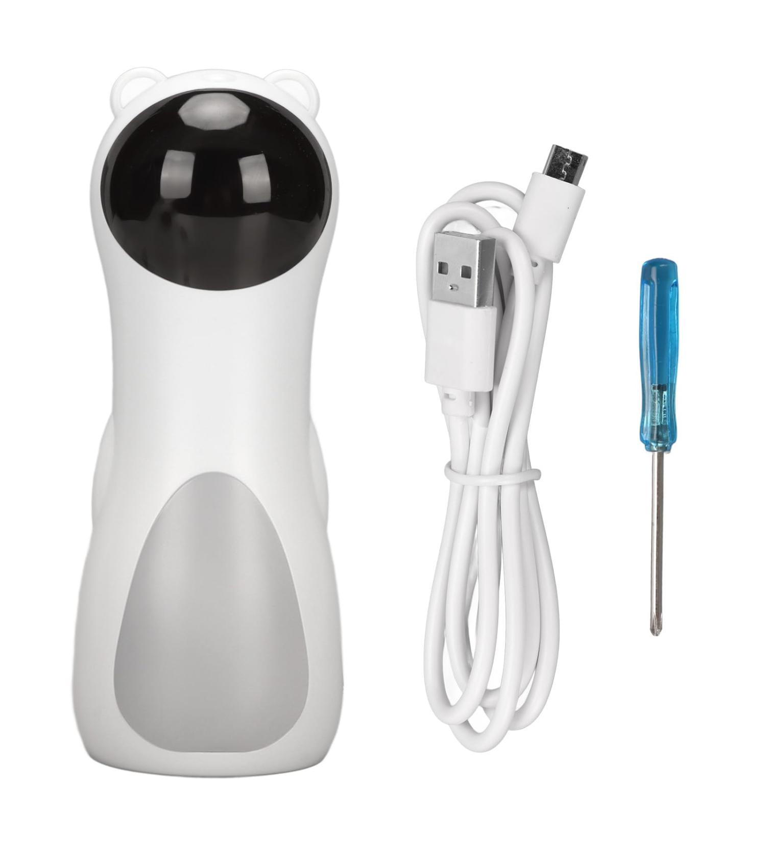 Automatic Cat Laser Toy Laser Rotation Gear Adjustment Fixed Point Laser Hand Held Mode Timing Function with Five Angles Dual Power Supply Mode for Indoor and Outdoor Use - Buy Online on GoSupps.com
