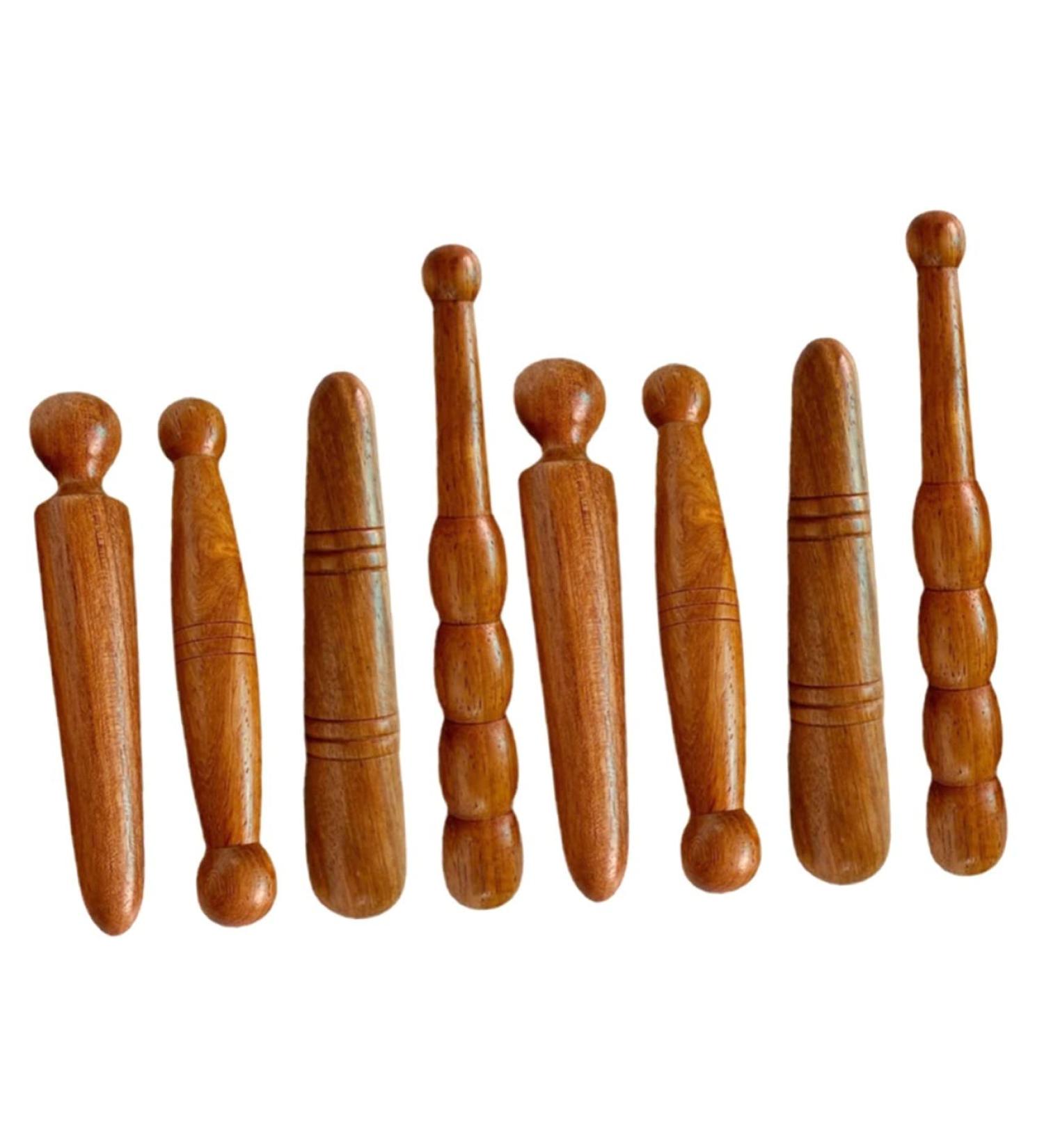 Lurrose 8 STK Foot Massager - Professional Hand Tools for Reflexology & Skin Care | Red Birne Massage Accessories | Perfect International Shipping - Buy Online on GoSupps.com