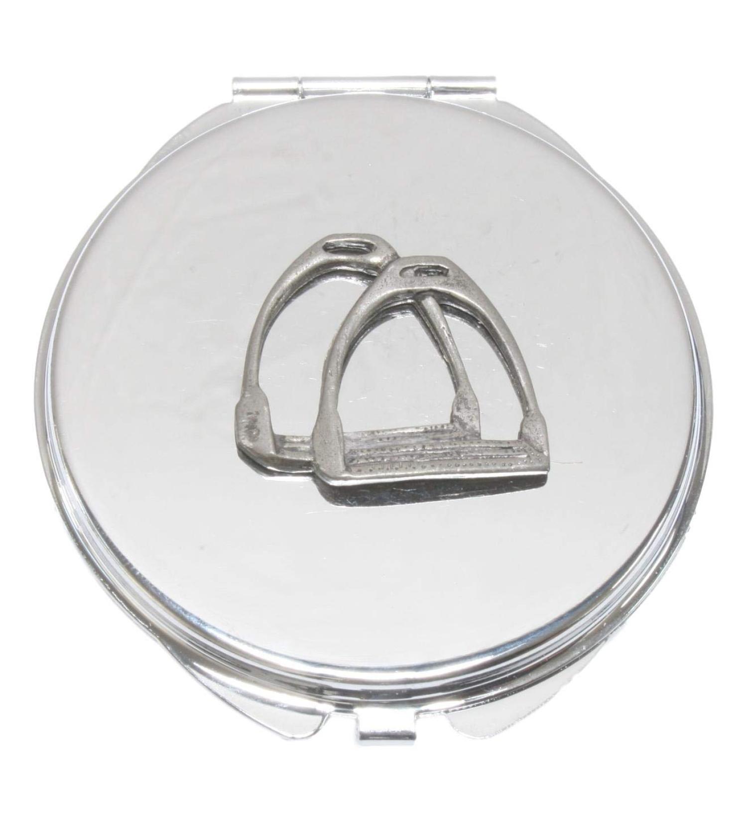Horse Stirrups Compact Mirror Handbag Gift With Free Engraving 191 - Buy Online on GoSupps.com