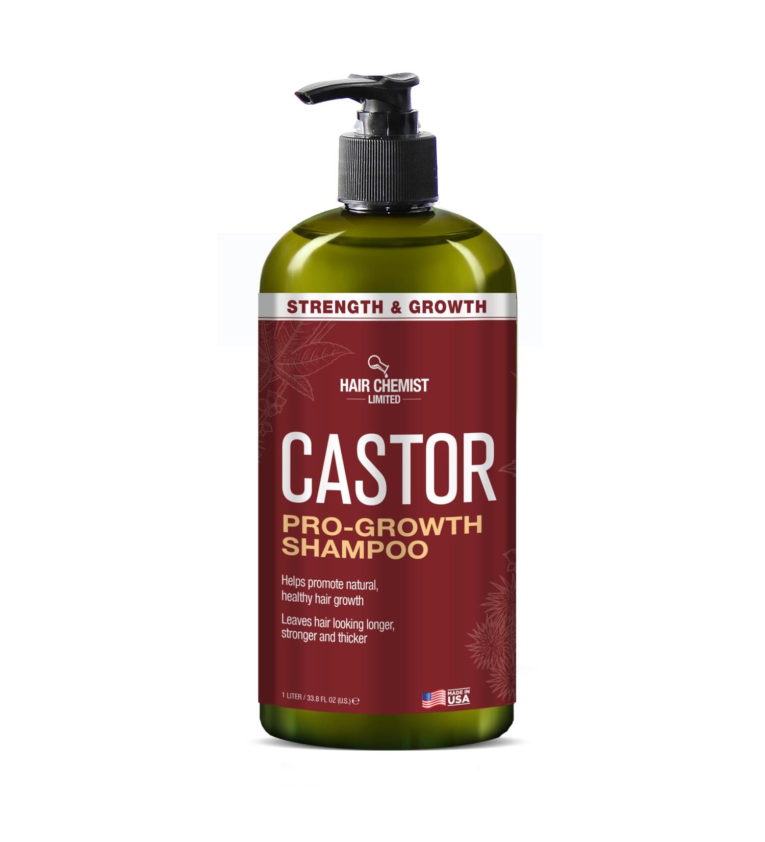 Hair Chemist Castor Pro-Growth Shampoo 33.8 oz - Natural Castor Oil Sulfate Free for Hair Growth - Shop Internationally - Buy Online on GoSupps.com