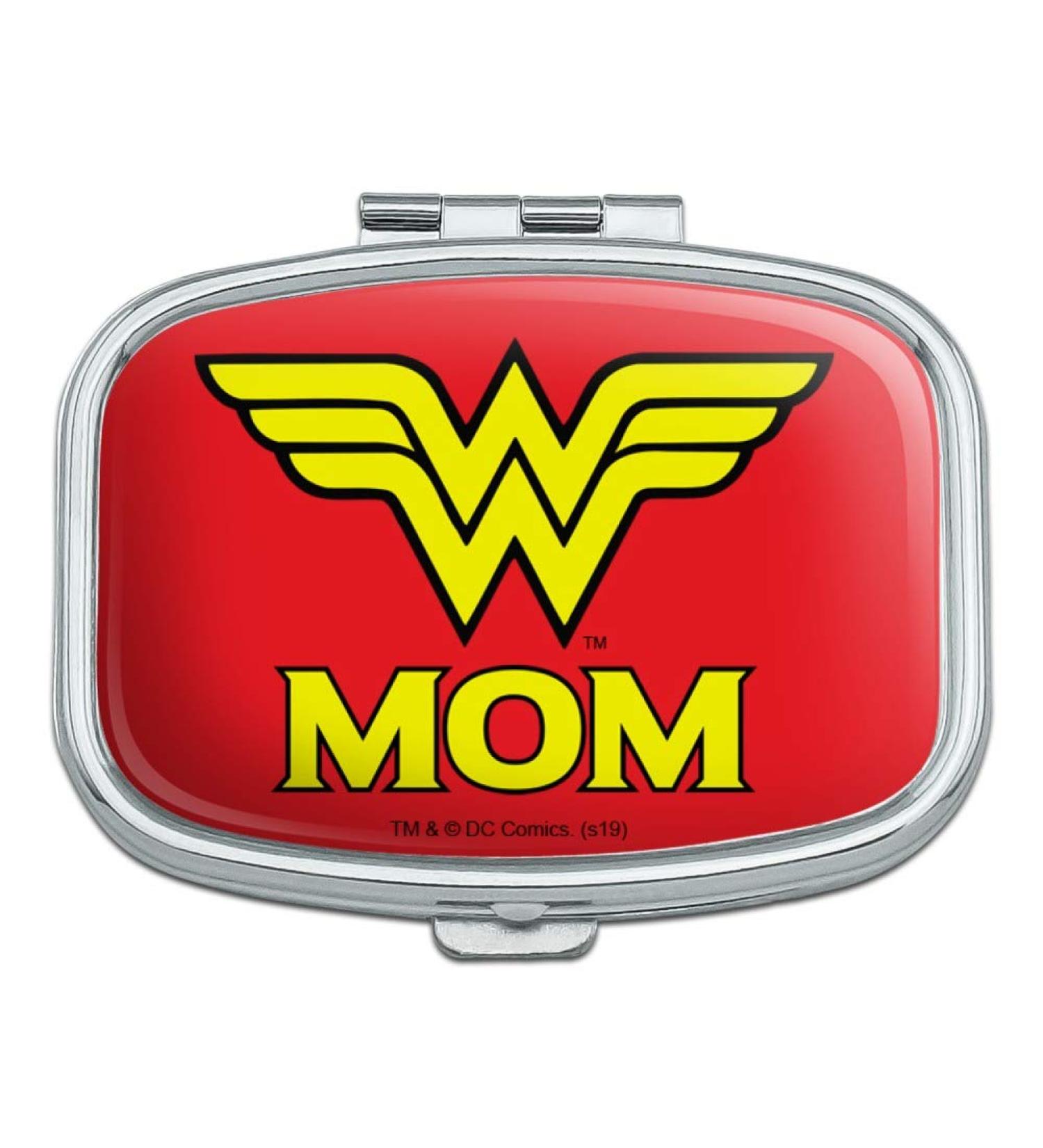 Wonder Woman Wonder Mom Logo Pill Case - Unique Trinket Gift Box for Super Moms - Buy Online on GoSupps.com