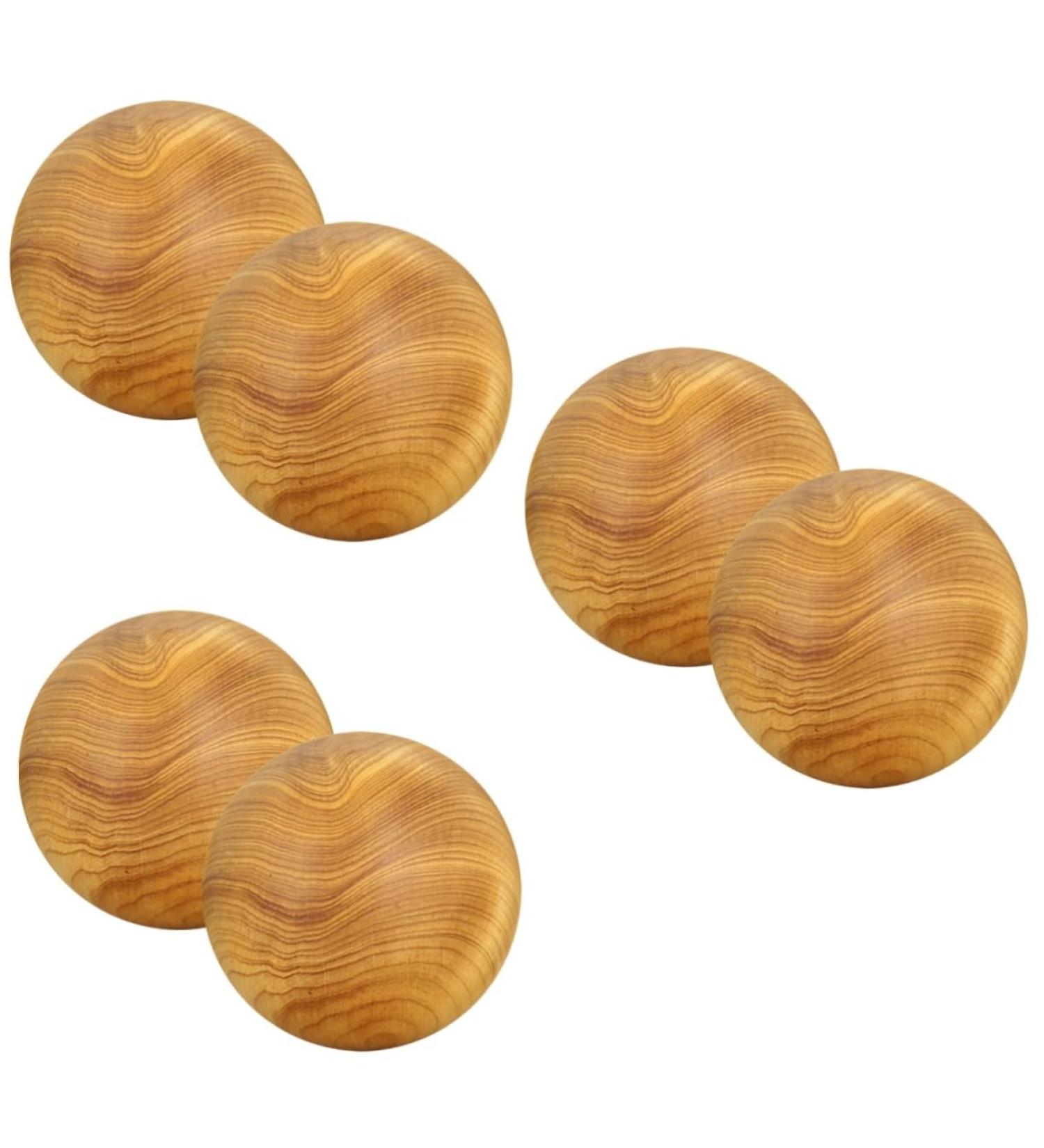 Healeeved Hand Rolling Balls - 6-Piece Massage Tools Set for Face Neck & Meditation | Wooden Massage Rollers for Relaxation & Exercise - Buy Online on GoSupps.com