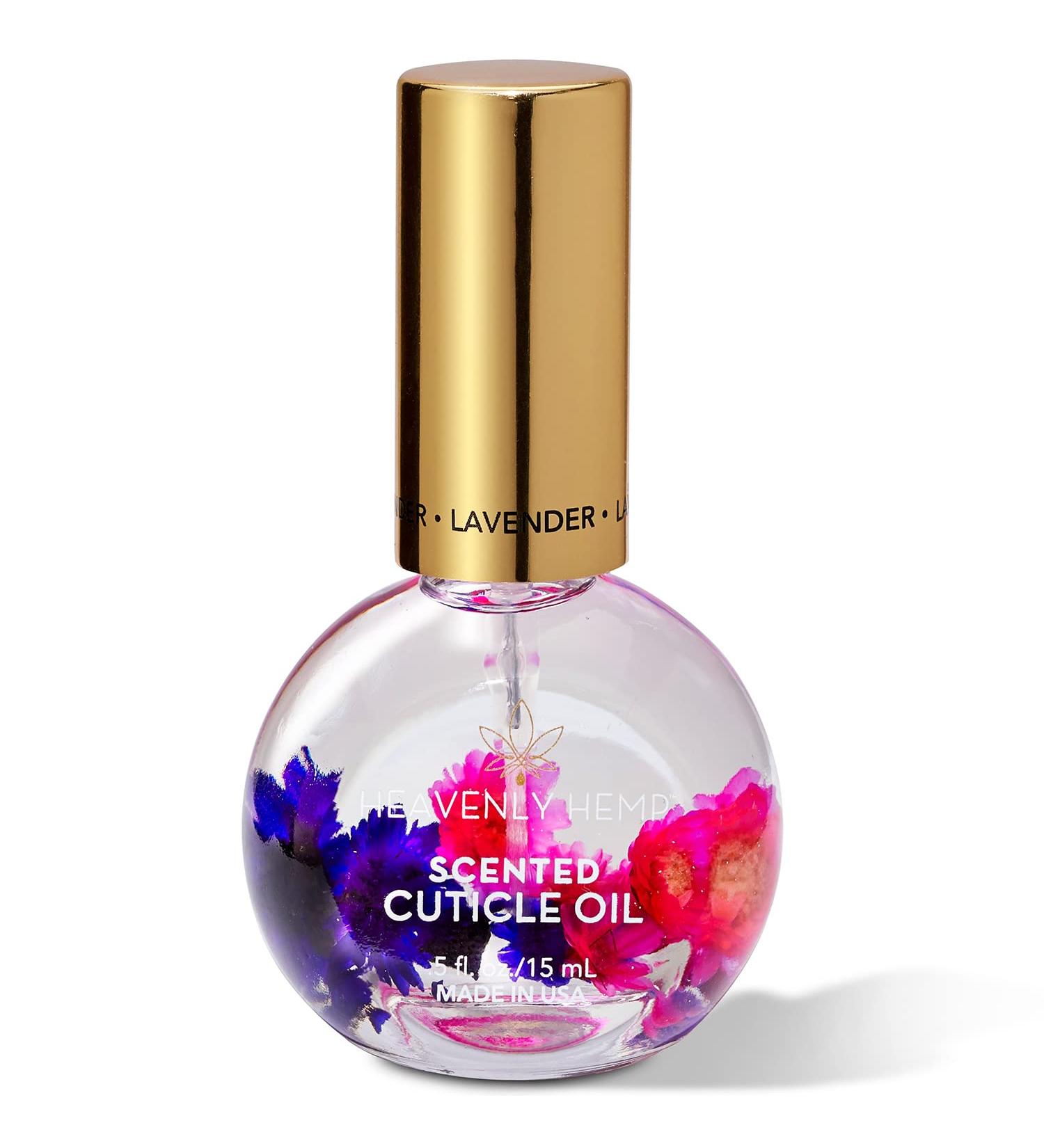 Blossom Heavenly Hemp Lavender Cuticle Oil - Hydrating, Moisturizing, Strengthening - Made in USA - 0.42 fl oz - Buy Online on GoSupps.com