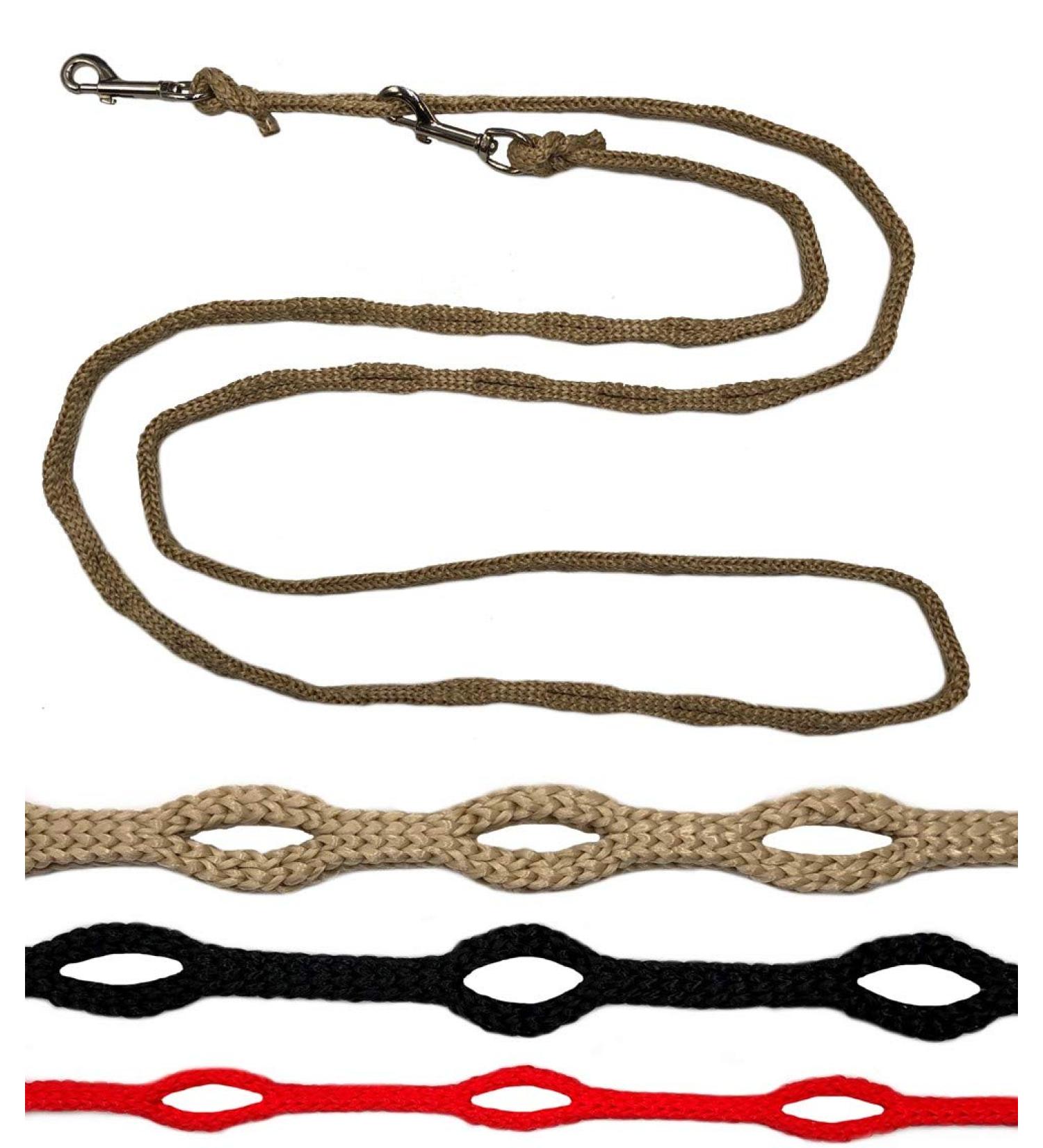 Premium 2.40m Beige Dog Leash for Small to Large Dogs | Jogging Walking & Training Line | Freehand Leash for Bicycle & Practice Use - Buy Online on GoSupps.com