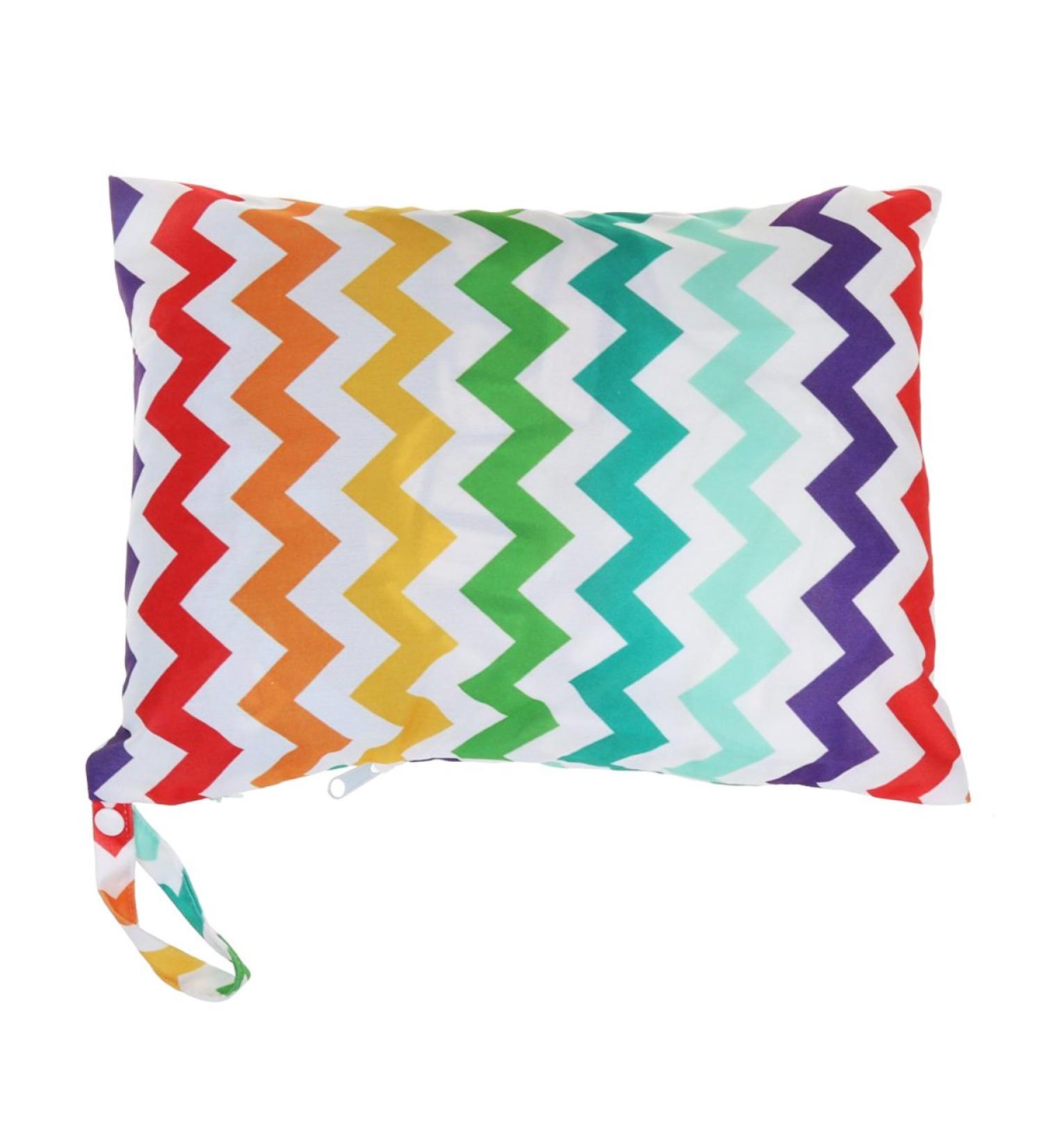 FENICAL Stylish Mom Infant Diaper Bag - Waterproof Reusable Nappy Bag with Dual Zipper Rainbow Design - Buy Online on GoSupps.com