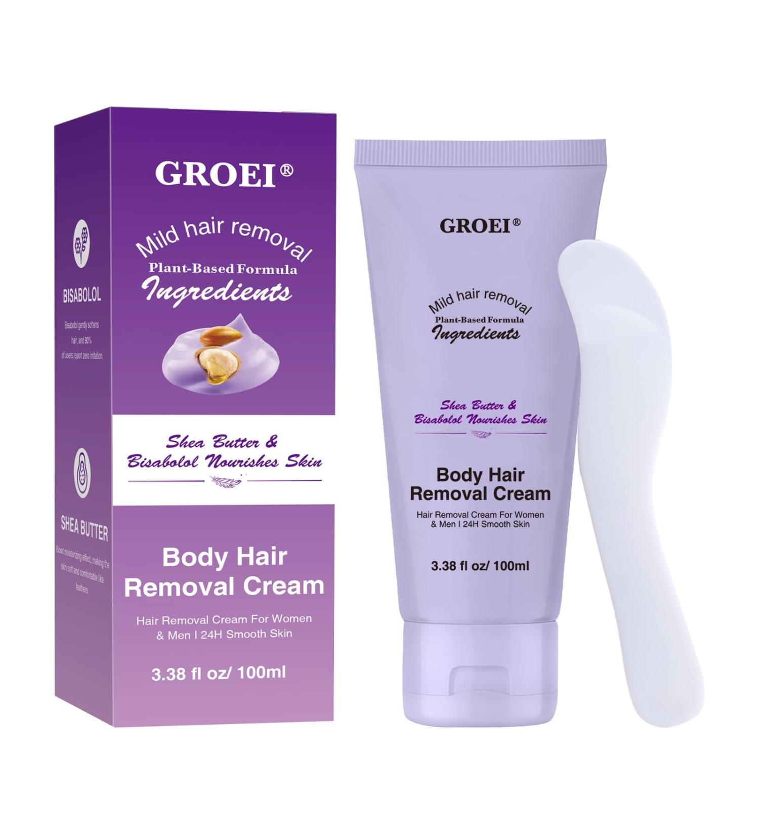 LMDGDS Gentle hair removal cream for body legs and armpits fast hair removal with shea butter and aloe vera nourishes and smoothes the skin for men and women 100 ml - Buy Online on GoSupps.com