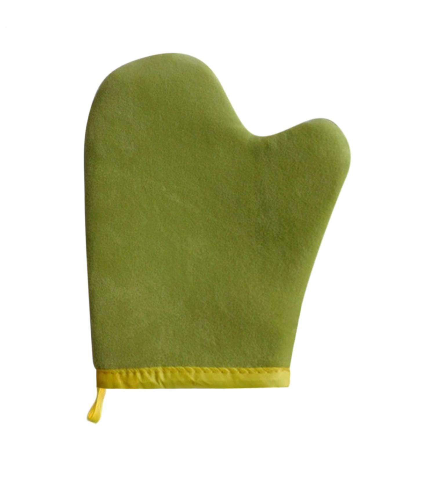 2pc Self-Tanning Application Mitt Double-Sided Applicator Glove Elastic Wrist Tan Mitt Applicator Evenly Applies Self Tanner Prevents Stained Hands Washable + Reusable For Body Apply Face - Buy Online on GoSupps.com