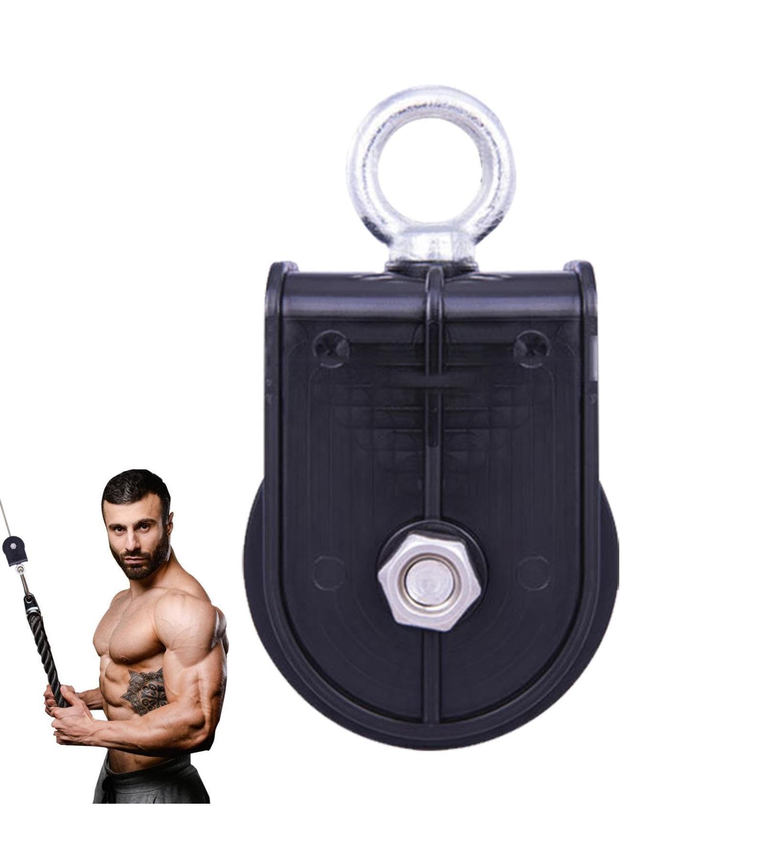 Fitness Pulley - Weight Lifting Pulley | Pully Exercise Equipment Cable Wheel 360 Silent Rotation Traction Wheel for Hoist Plastic Pulley - Buy Online on GoSupps.com