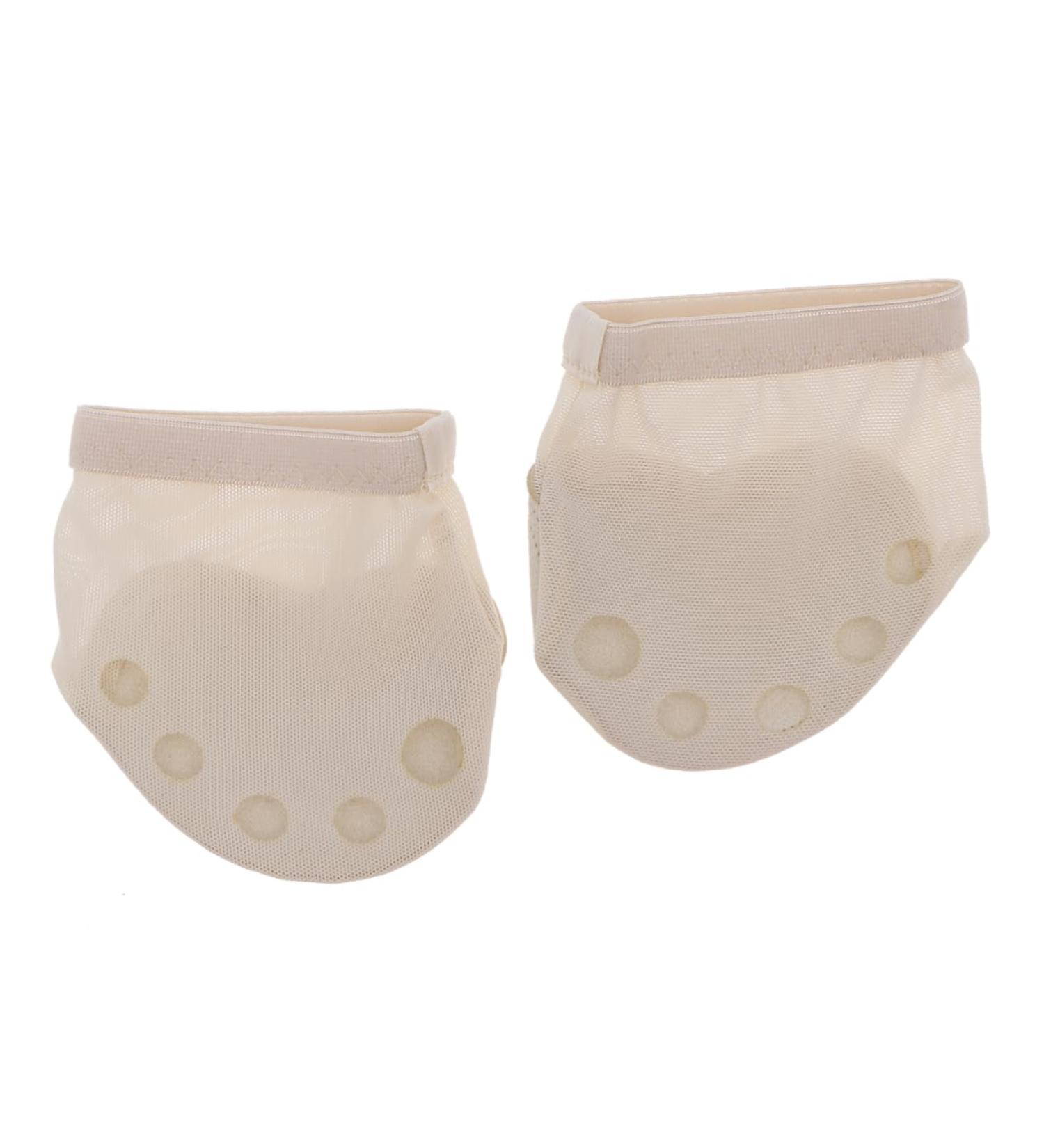 NOLITOY Ballet Toe Protector Socks - 2 Pairs Forefoot Pads for Dance | Comfort & Support for Dancers - Buy Online on GoSupps.com