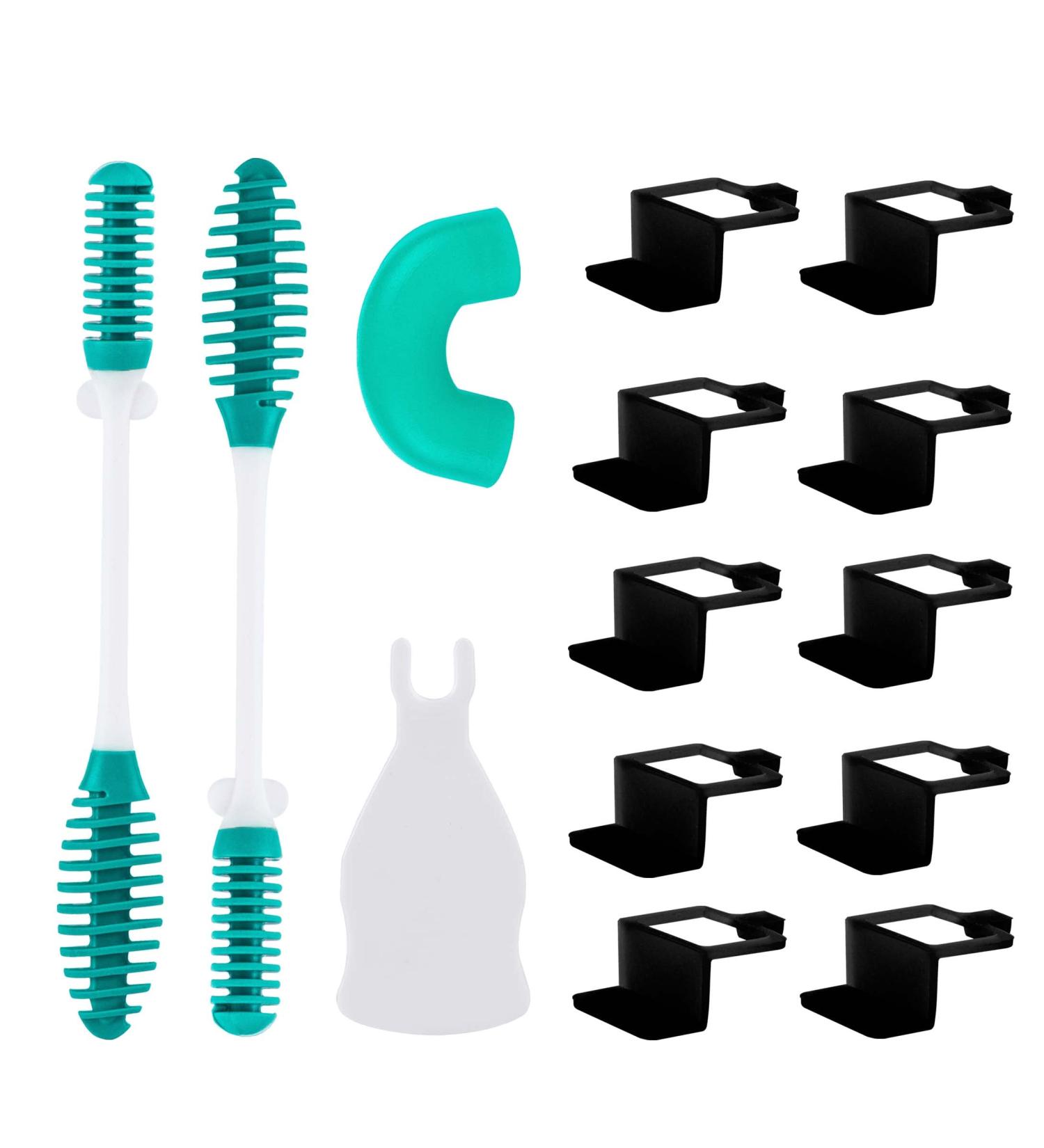 Nasal Irrigation System Custom Cleaning Kit - Silicone Salt Water Pods Refills (10Pcs) in Black - Buy Online on GoSupps.com