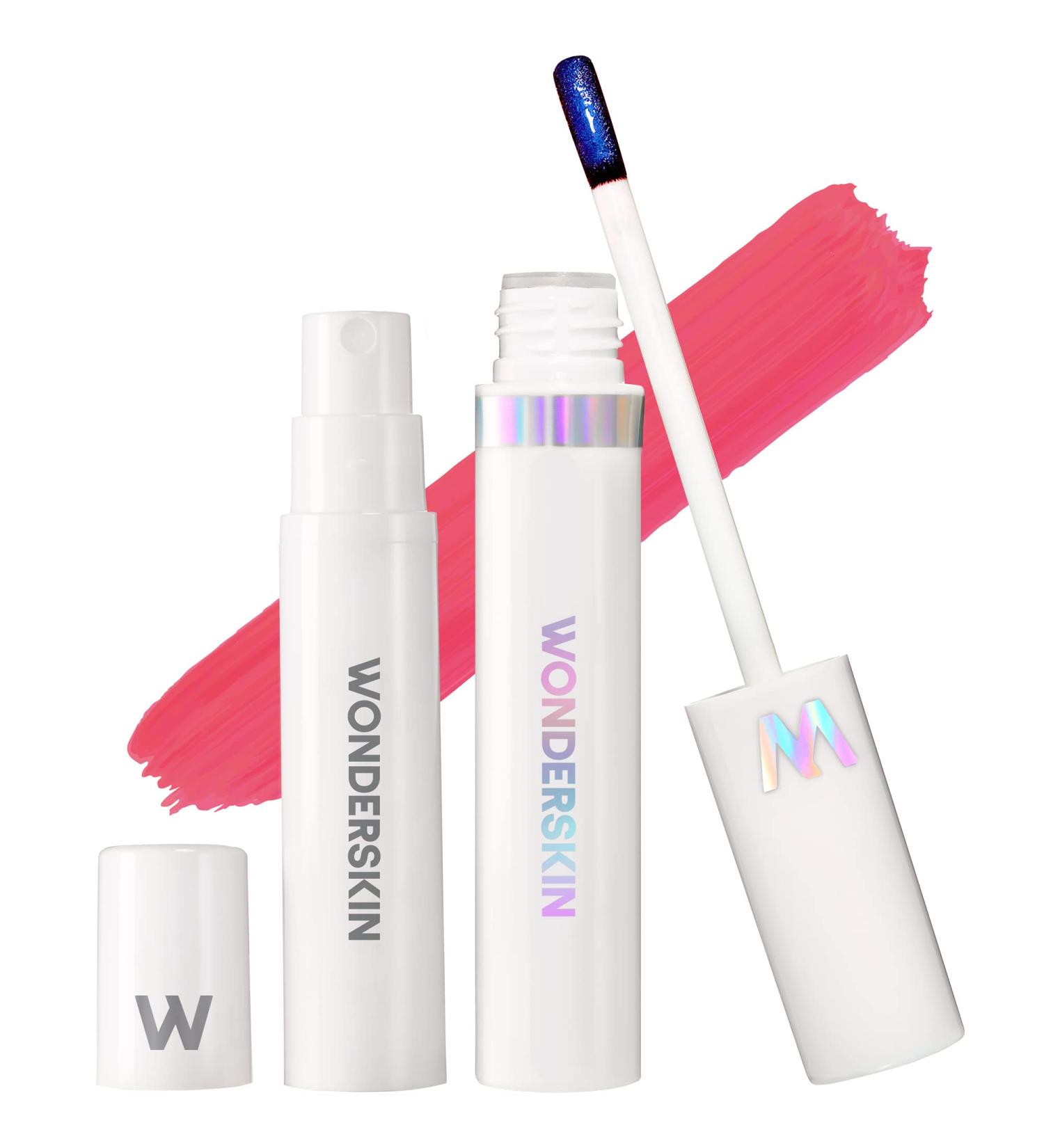 Wonderskin Wonder Blading Peel and Reveal Lip Stain Kit - Pink Transfer Proof Matte Lip Makeup - Sweetheart Kit - Buy Online on GoSupps.com
