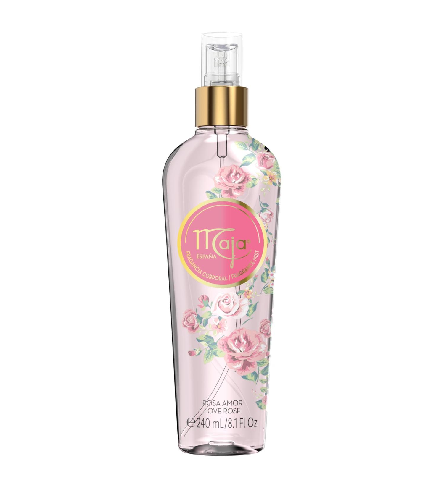 Maja Body Splash Love Rose 240mL / 8.1Fl Oz. The scent that seduces the world. Rose 8.1 Fl Oz (Pack of 1) - Buy Online on GoSupps.com