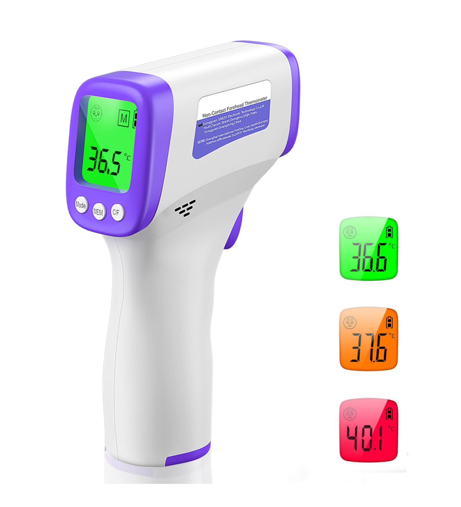 Thermometer for adults Digital Thermometer infrared Forehead thermometer Baby Thermometers with Fever Alarm LCD Screen Accurate Reading and Memory Function non Contact Temperature Thermometer - Buy Online on GoSupps.com