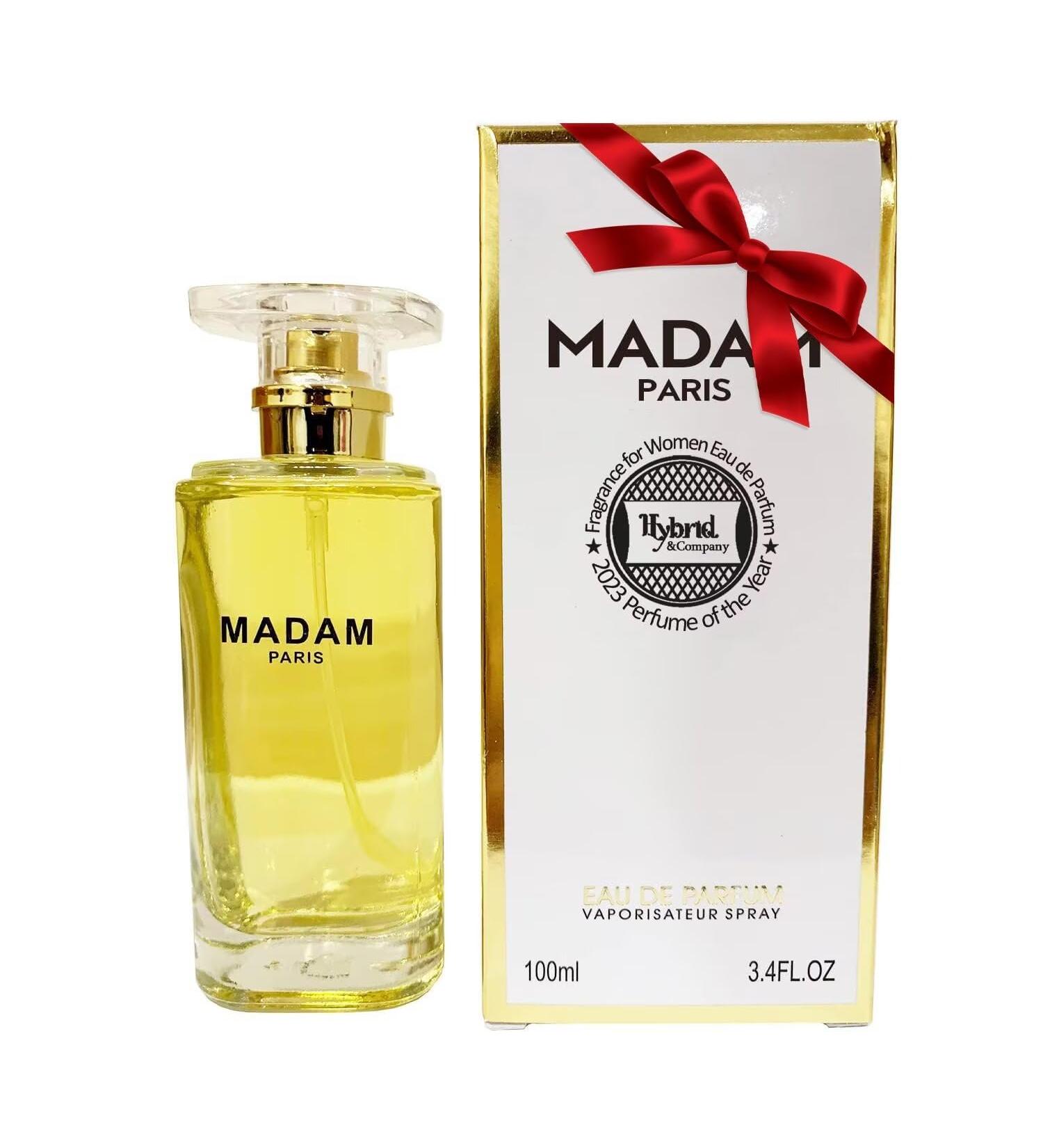 Hybrid & Company Madam Paris Fragrance for Women Eau De Parfum Natural Spray Classic Scent 3.4 Fl Oz MADAM PARIS 3.4 Fl Oz (Pack of 1) - Buy Online on GoSupps.com