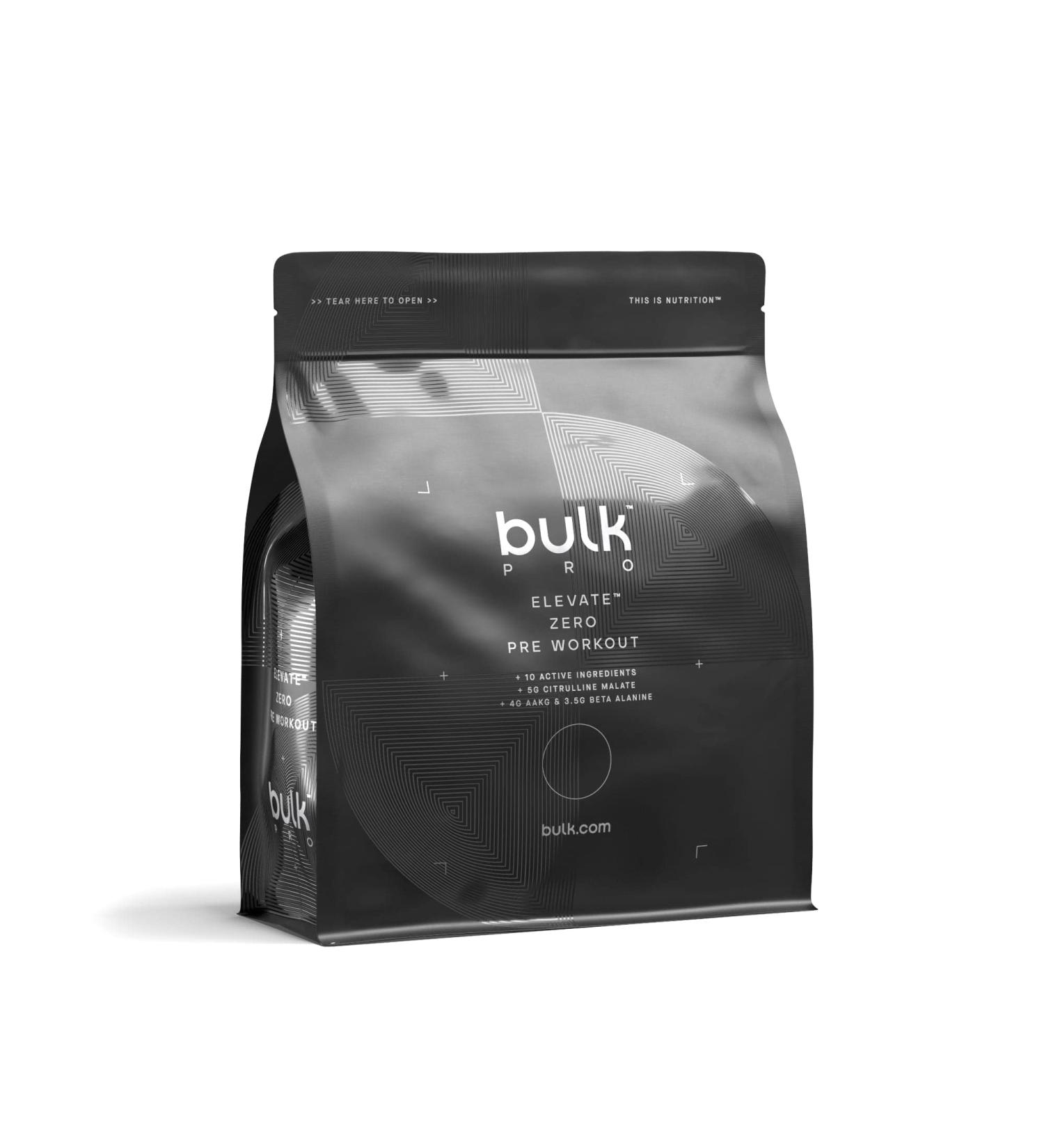 Bulk Elevate Zero Pre Workout Booster - Pineapple & Grapefruit | 440g | 20 Servings - International Shipping Available - Buy Online on GoSupps.com