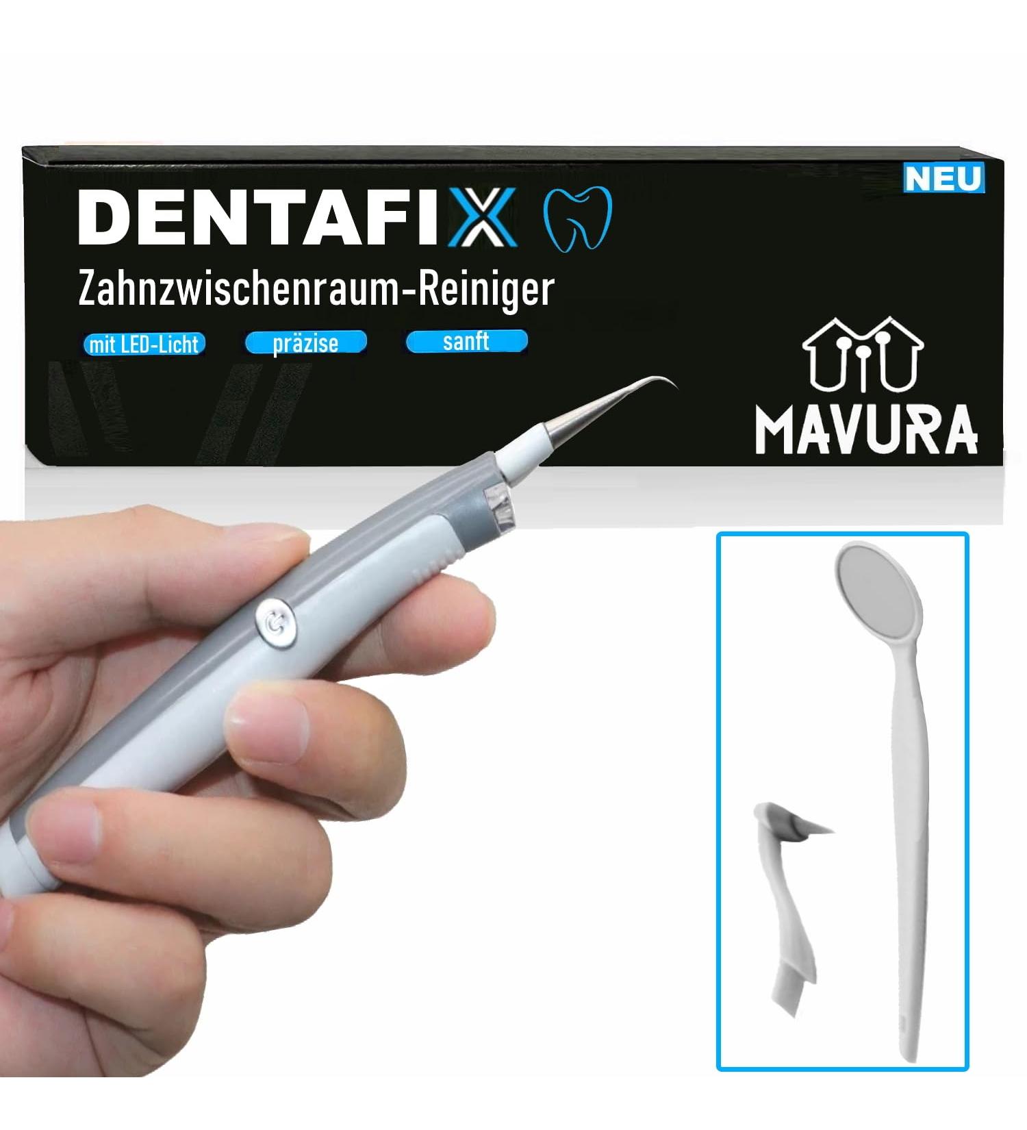 Dentafix Electric Tartar Remover - Ultra Sonic Tooth Cleaner & Plaque Removal Tool | Dental Care for Healthy Teeth - Buy Online on GoSupps.com
