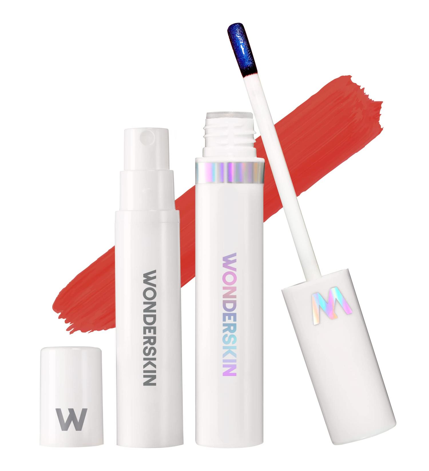 Wonderskin Wonder Blading Lip Stain | Long Lasting, Transfer Proof Matte Lip Tint - Glamorous - Buy Online on GoSupps.com