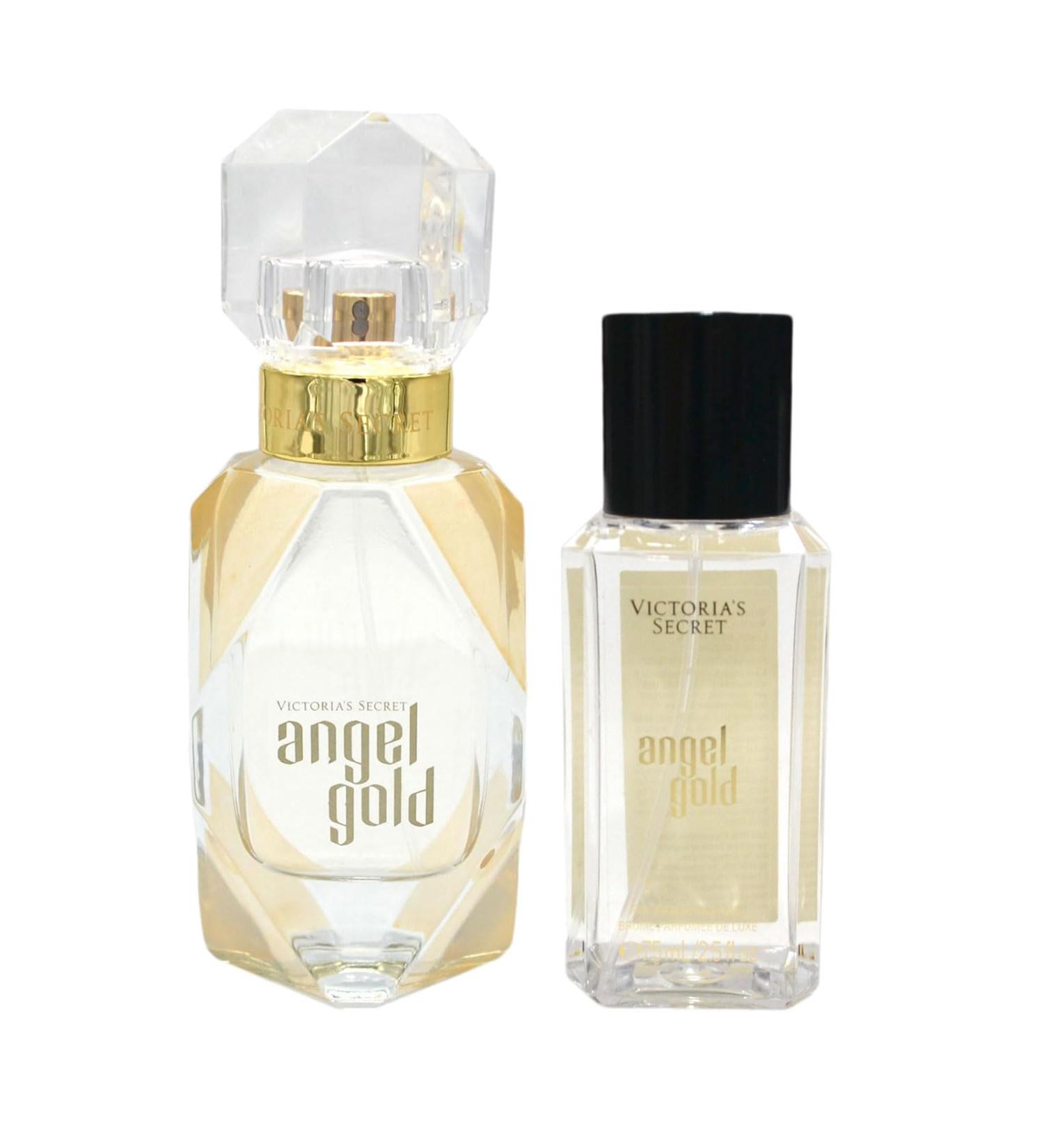 Victoria's Secret Angel Gold Eau De Parfum 1.7 Fl Oz & Fine Fragrance Travel Mist Set - Buy Online on GoSupps.com