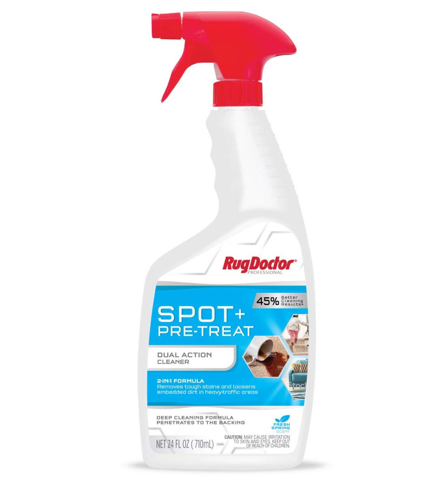Rug Doctor Spot + Pretreat Dual Action Cleaner 24 oz - Scientifically Formulated for Tough Stain Removal on Soft Surfaces - Buy Online on GoSupps.com