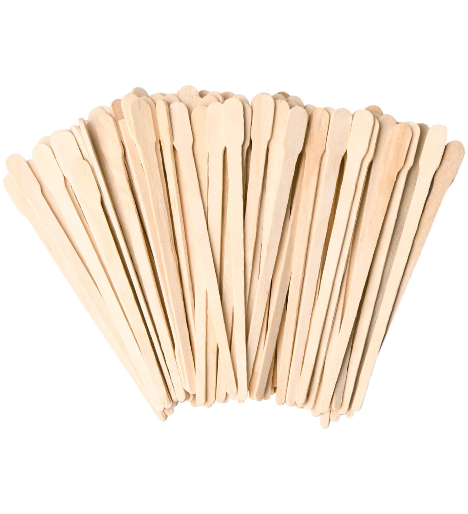 Vesaneae 400 Wooden Sticks for Crafts & Baking | Ice Cream Sticks Spatulas & Timetable Tools - Buy Online on GoSupps.com