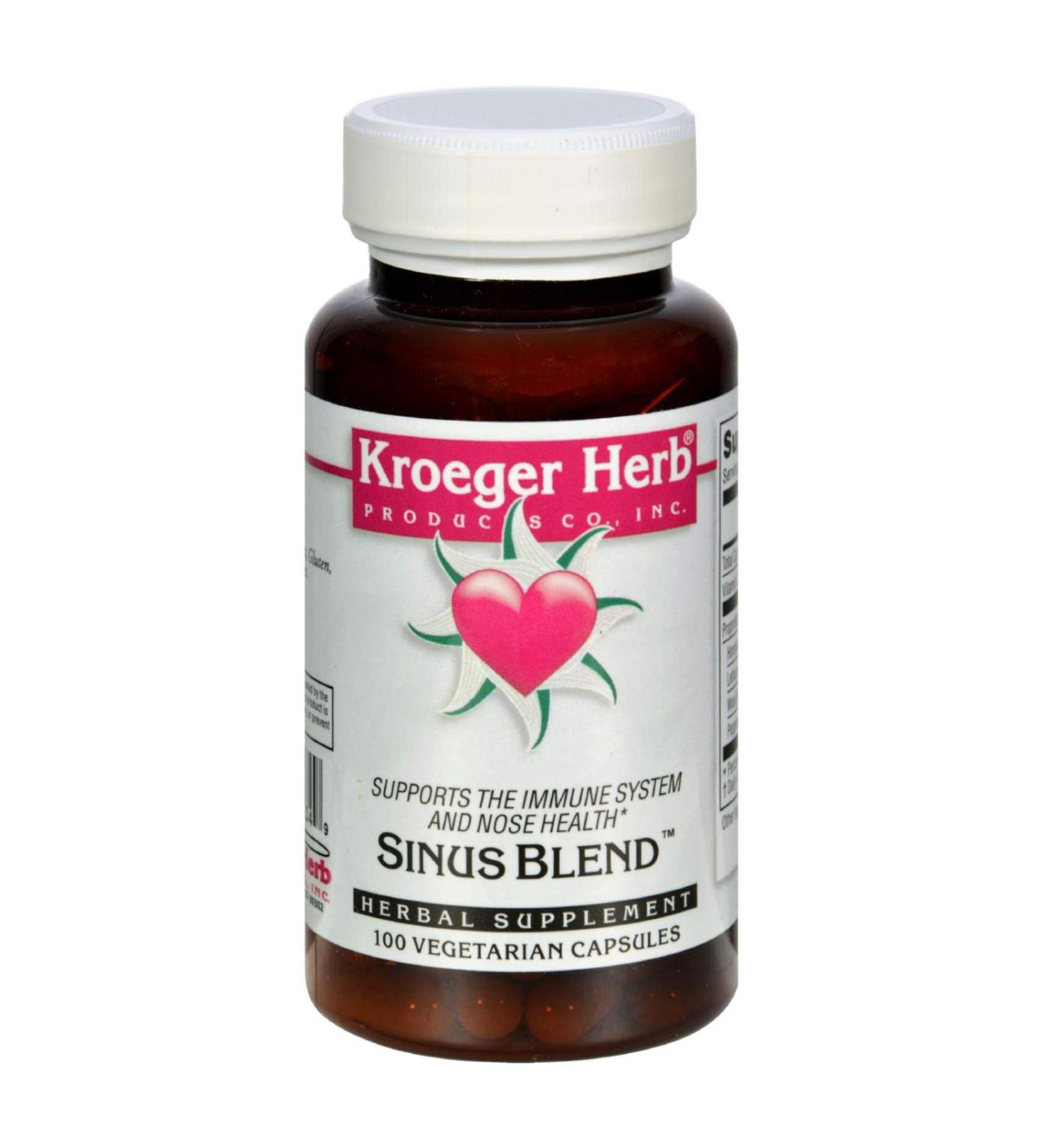 Kroeger Herb Sinus Blend formerly Stuffy - 100 Capsules
