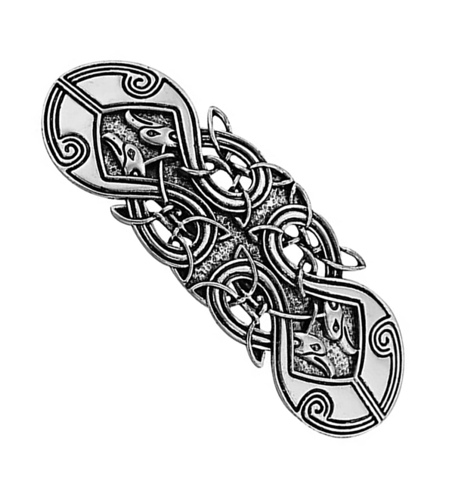Vintage Hair Clip Knot Hair Pins Hollow Alloy Silver Hair Accessories for Women Girls Metal Hair Clips - Buy Online on GoSupps.com